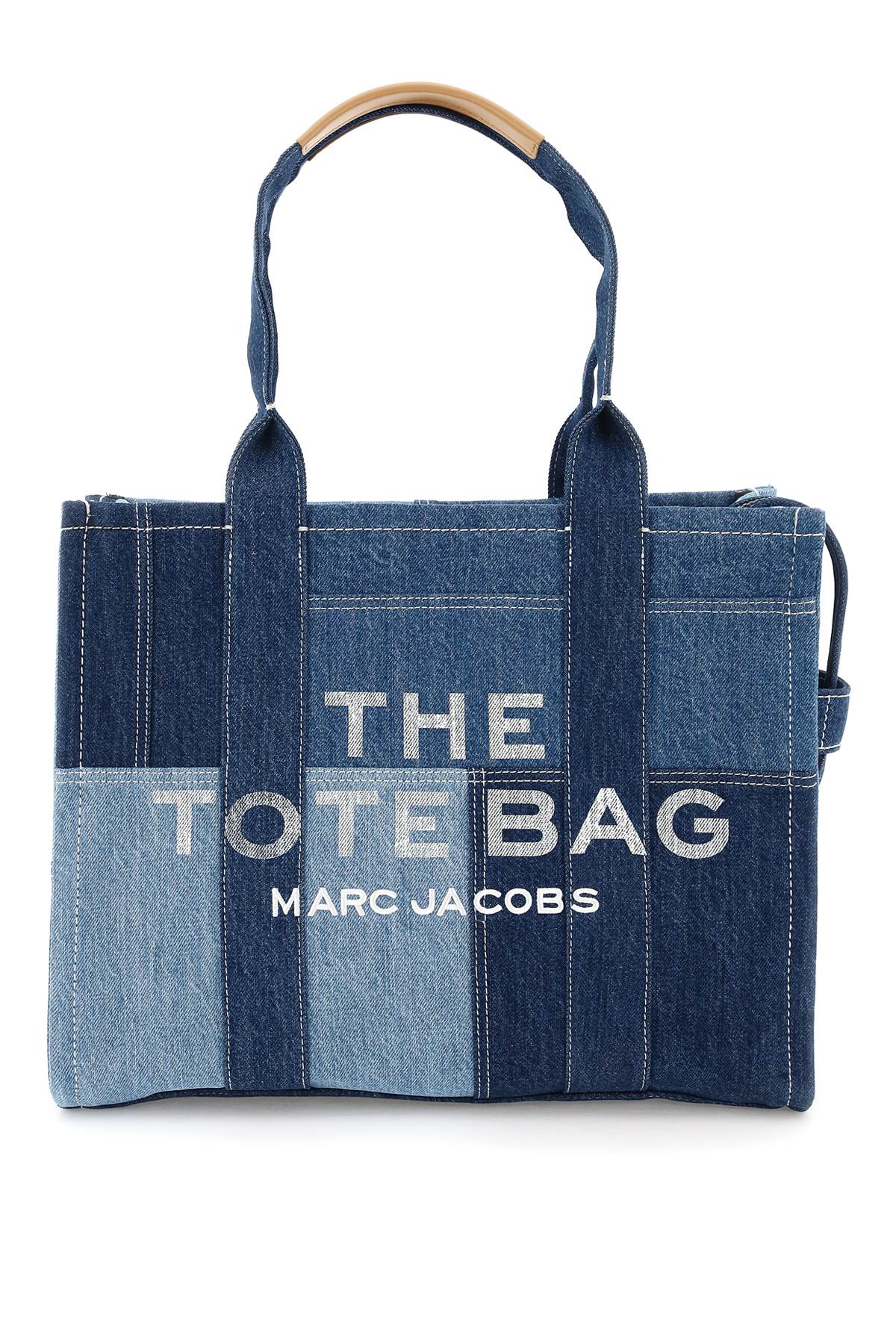 Marc Jacobs The Denim Large Tote Bag In Blue Denim (blue)