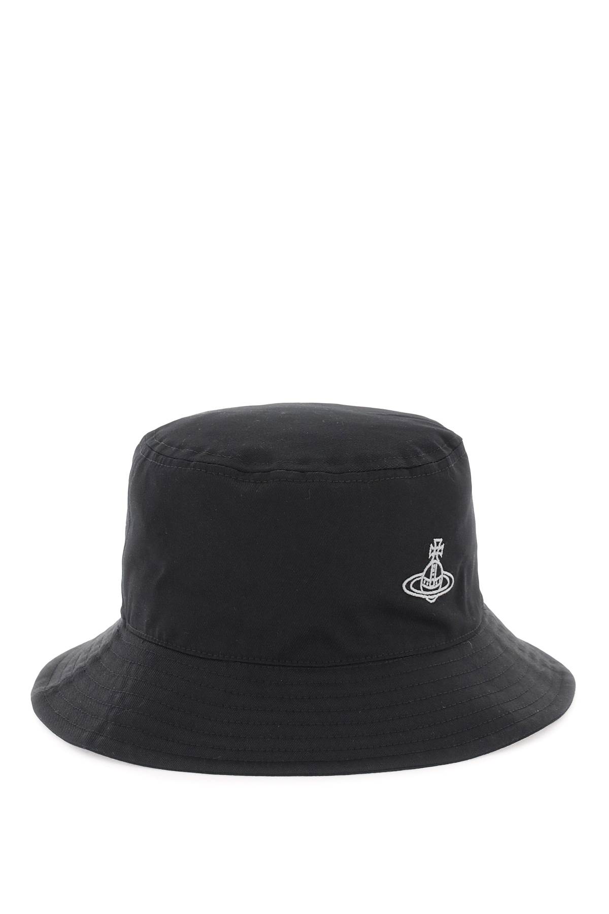 VIVIENNE WESTWOOD BUCKET HAT WITH EMBROIDERY