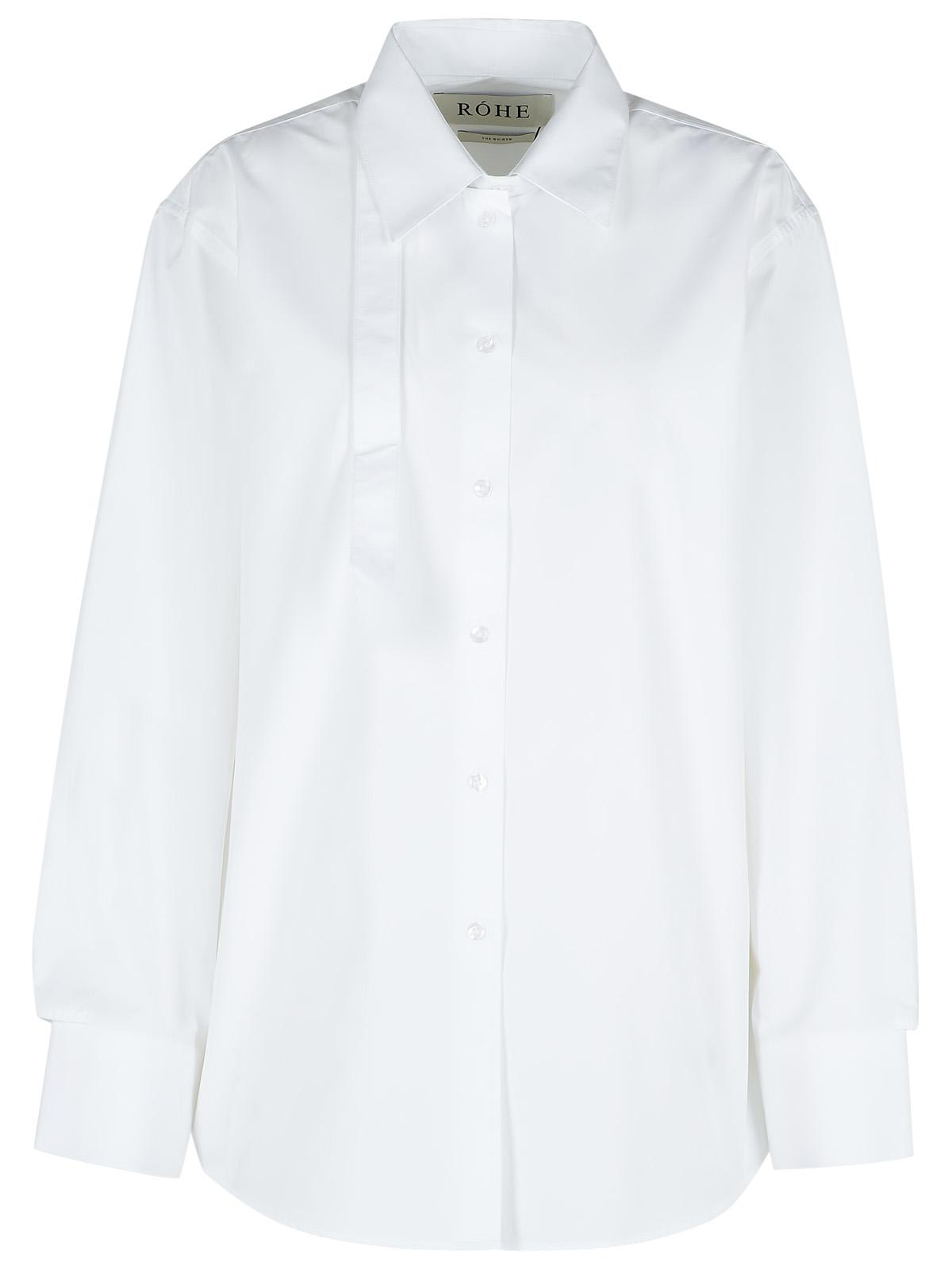 Róhe White Cotton Shirt