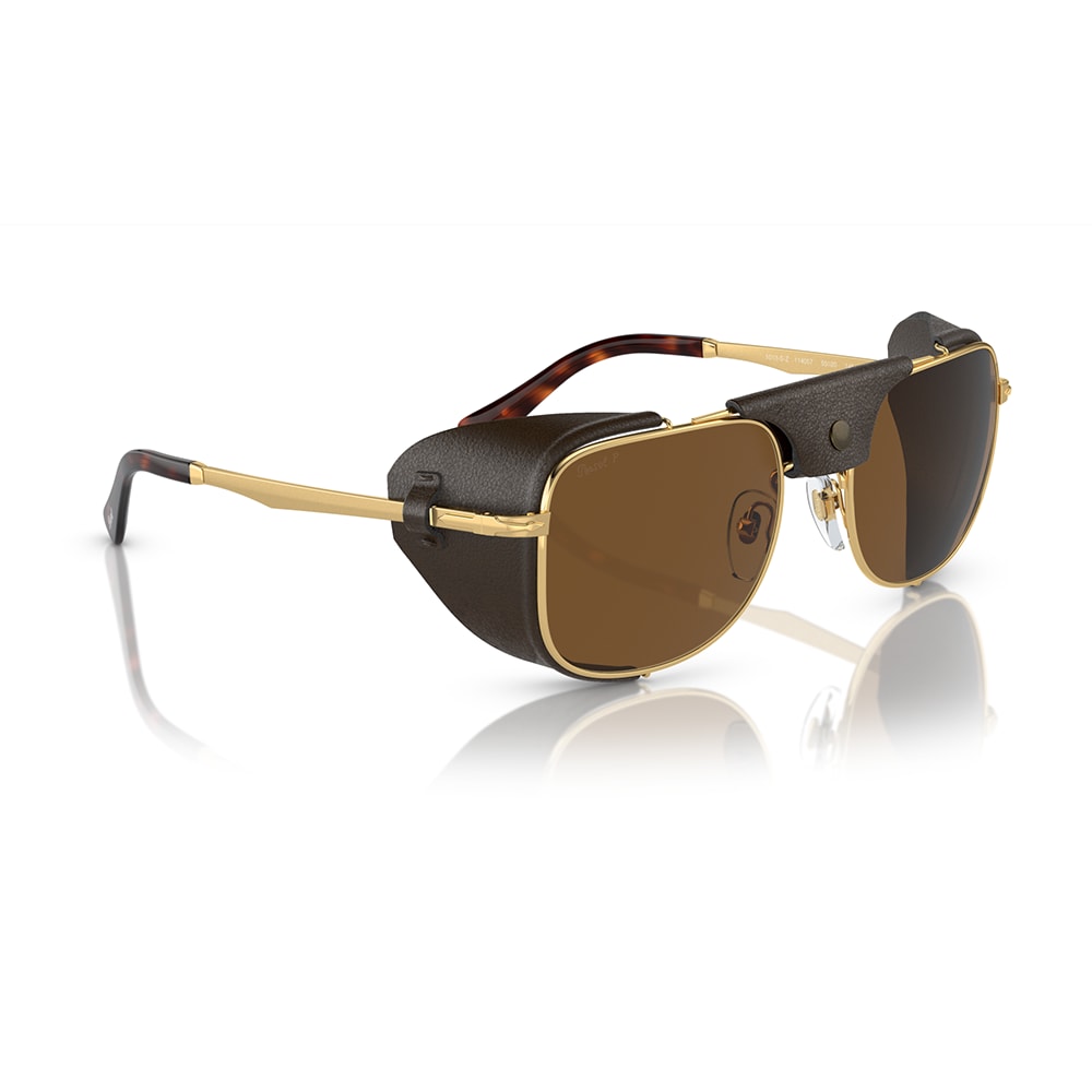 Shop Persol Sunglasses In Oro/marrone