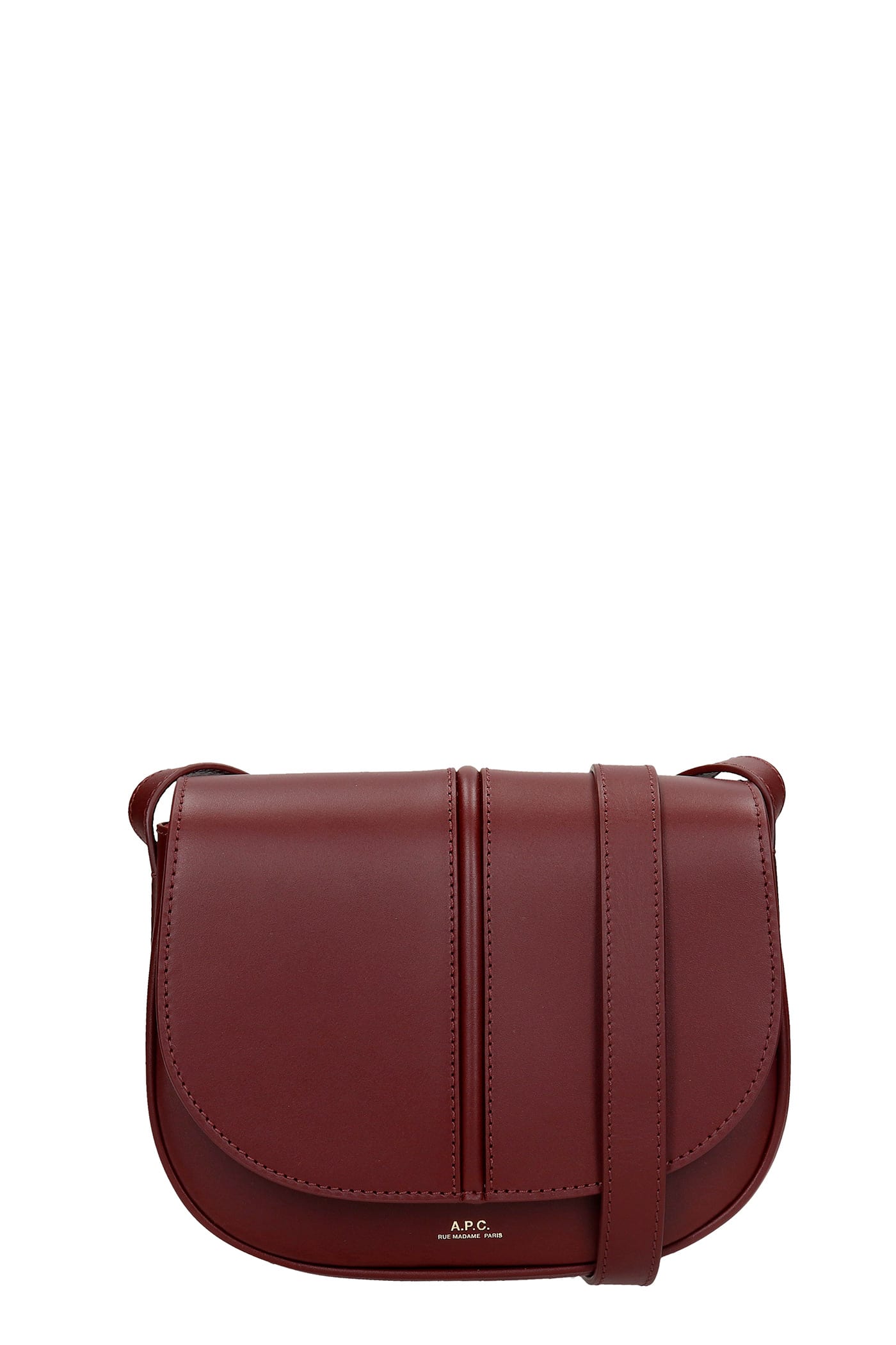 A.P.C. Betty Shoulder Bag In Red Leather