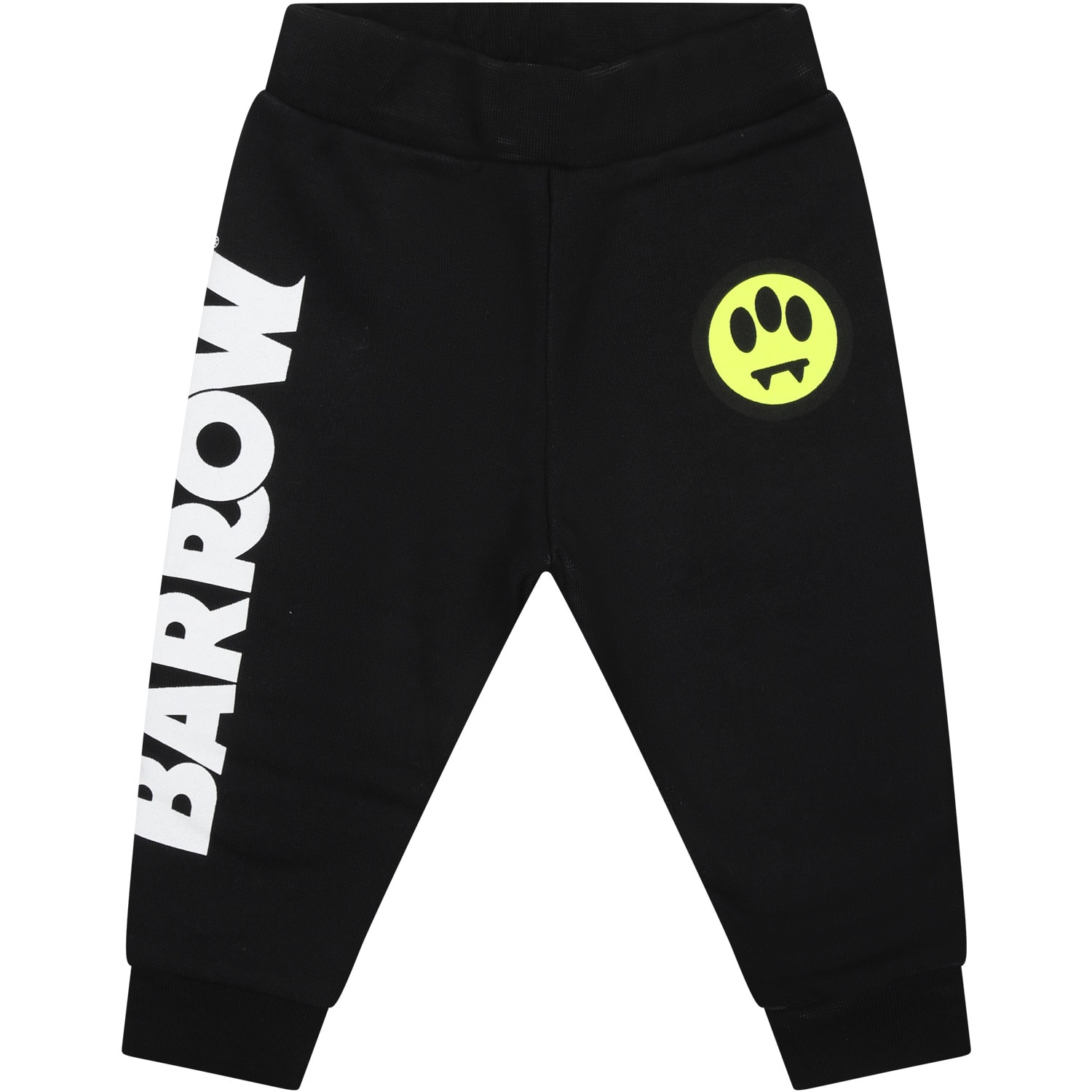 BARROW BLACK TROUSERS FOR BABIES WITH LOGO