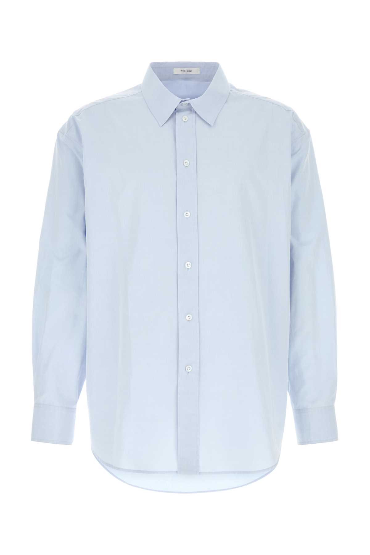 The Row Powder Blue Poplin Granada Shirt