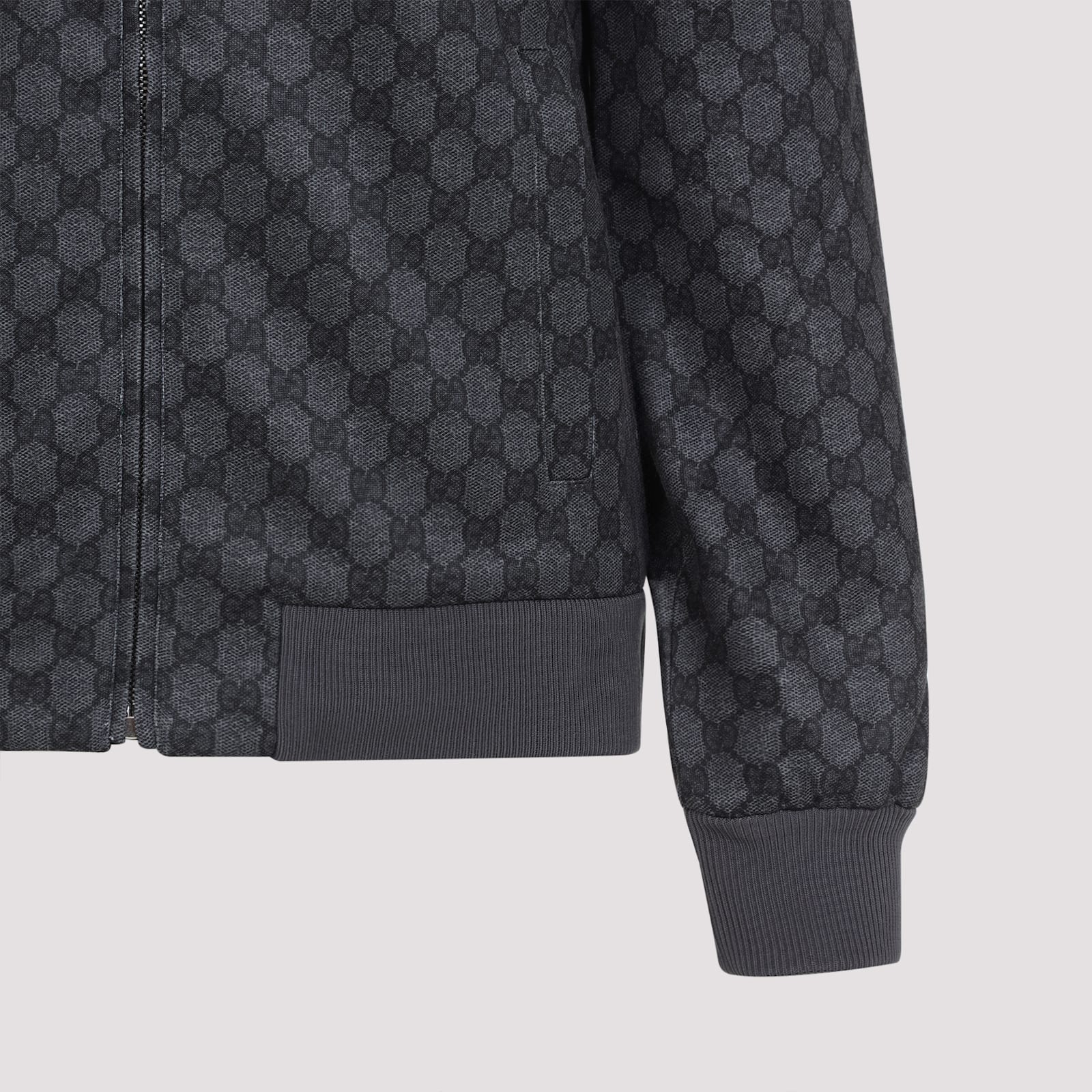 Gucci Polyester-cotton Blend Sweatshirt In Black