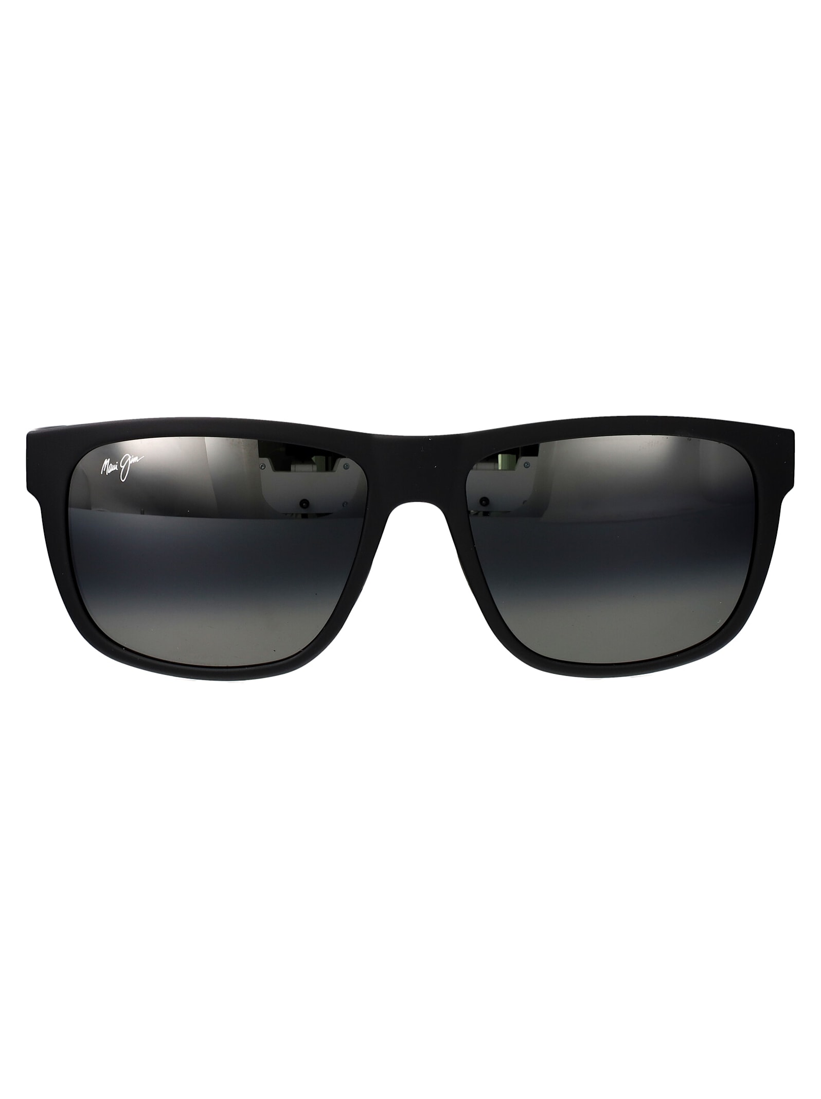 Shop Maui Jim Puakea Sunglasses In Matte Black