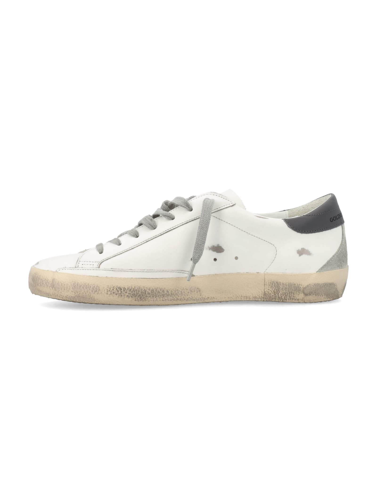 Shop Golden Goose Superstar Sneaker In White Ice Dark Grey