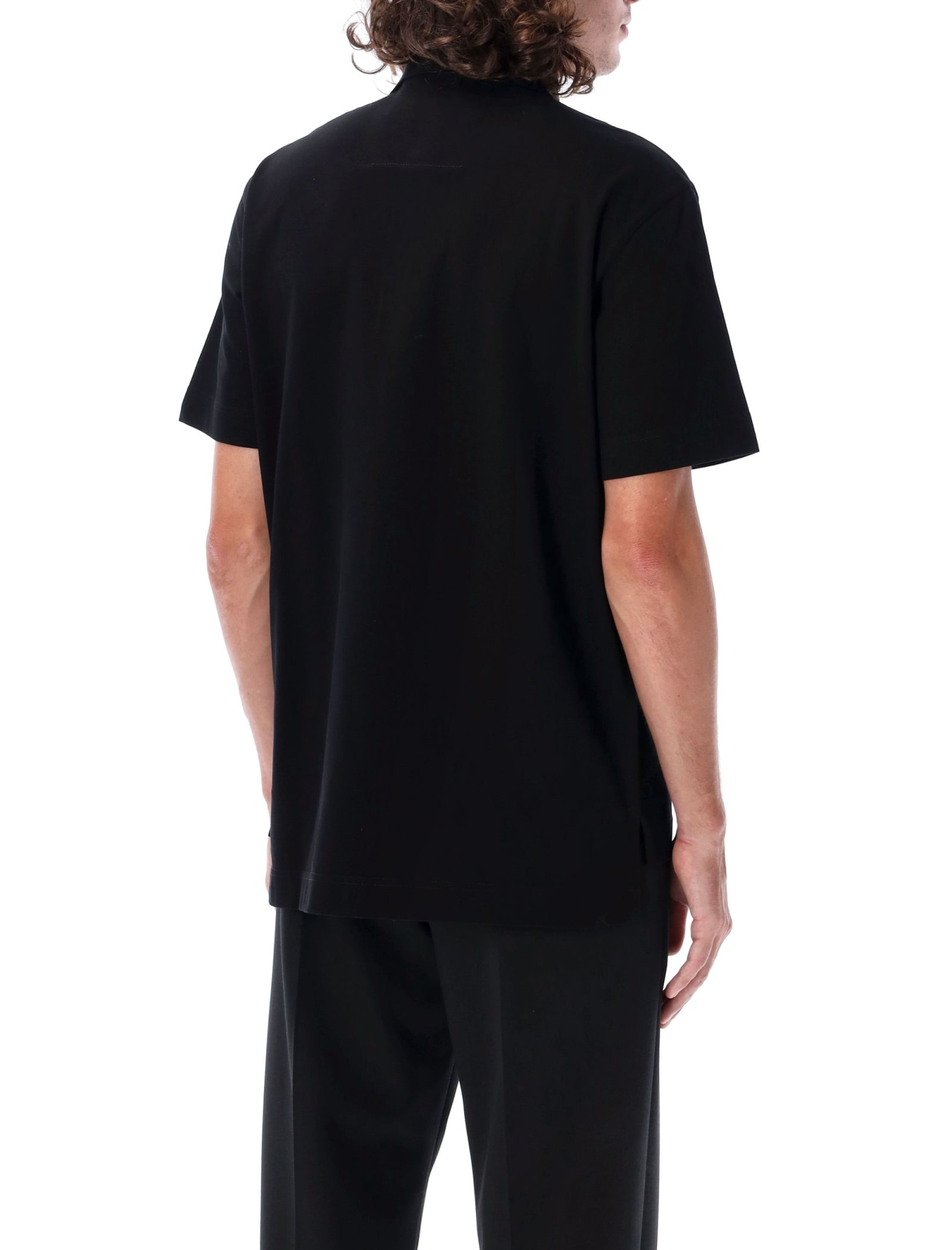 Shop Givenchy Polo Shirt In Black