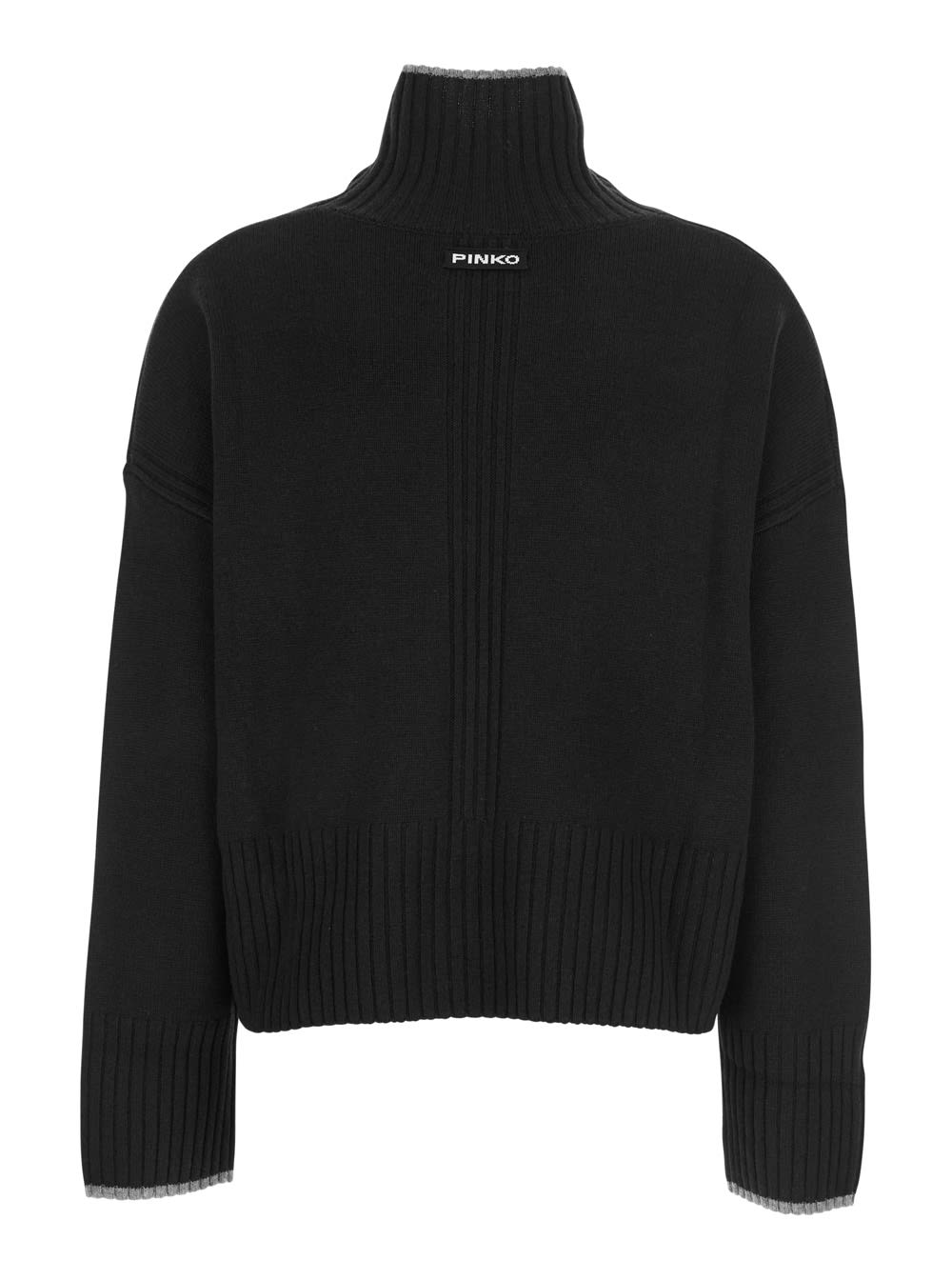 Pinko Falkland Maglia Lana Merinos In Black