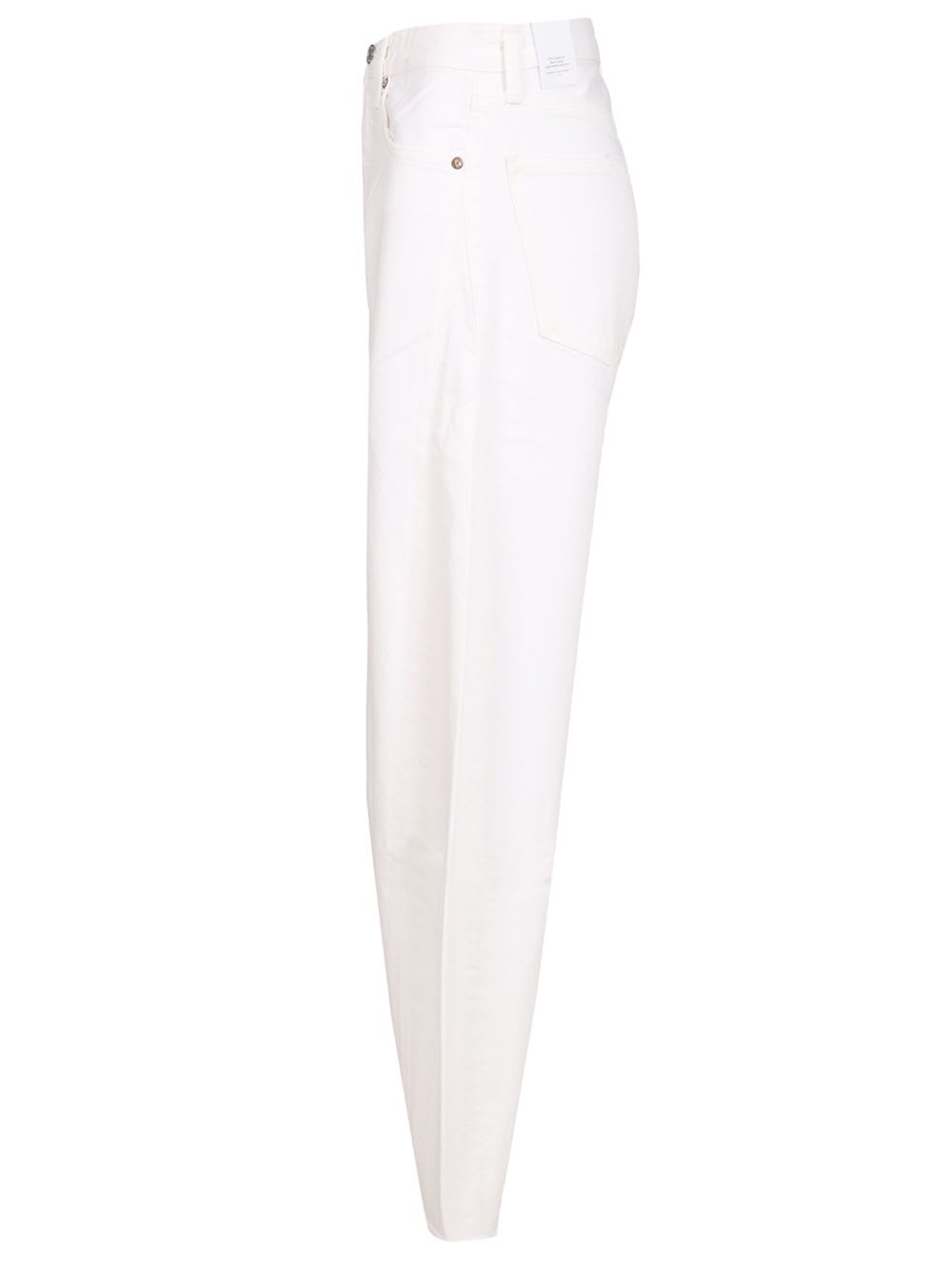 Shop Agolde Luna Jeans In White