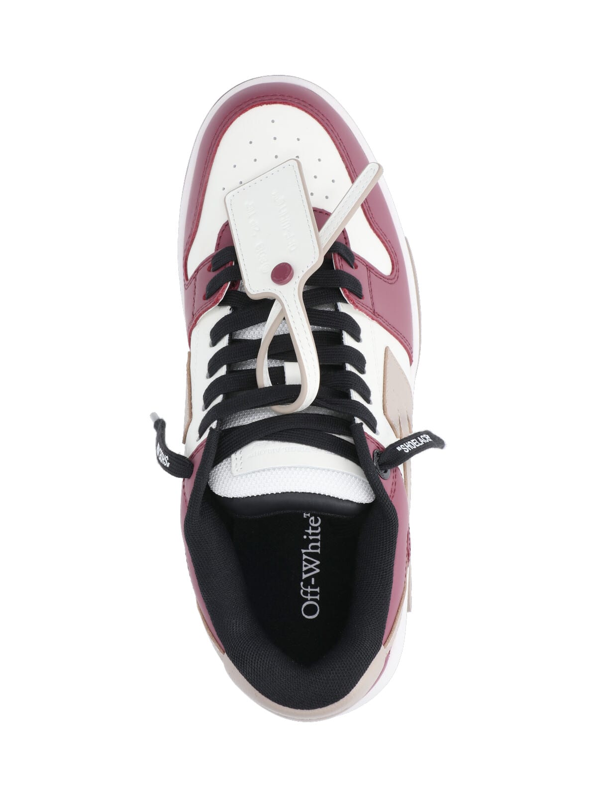 Off-white Out Of Office Tricolor White Burgundy In Multi