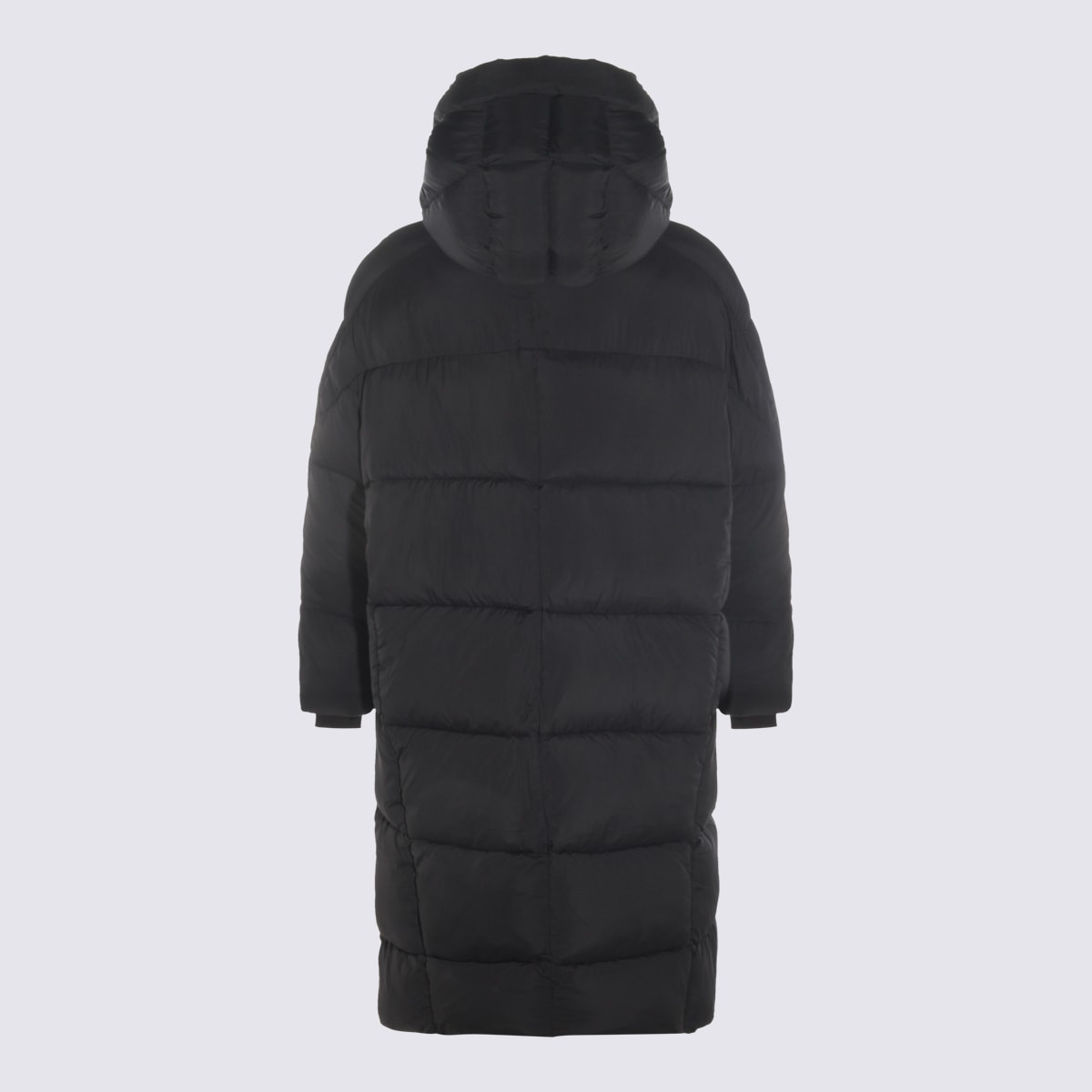 Thom Krom Quilted Zip-front Coat In Black