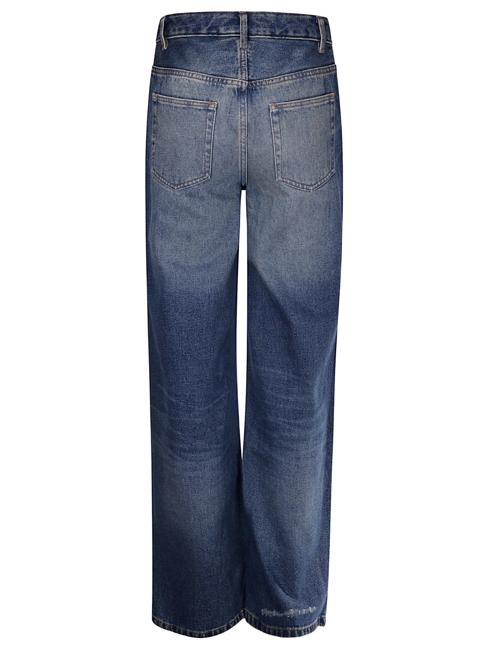 Apc A.p.c. Washed-effect Denim Jeans In Washed Indigo