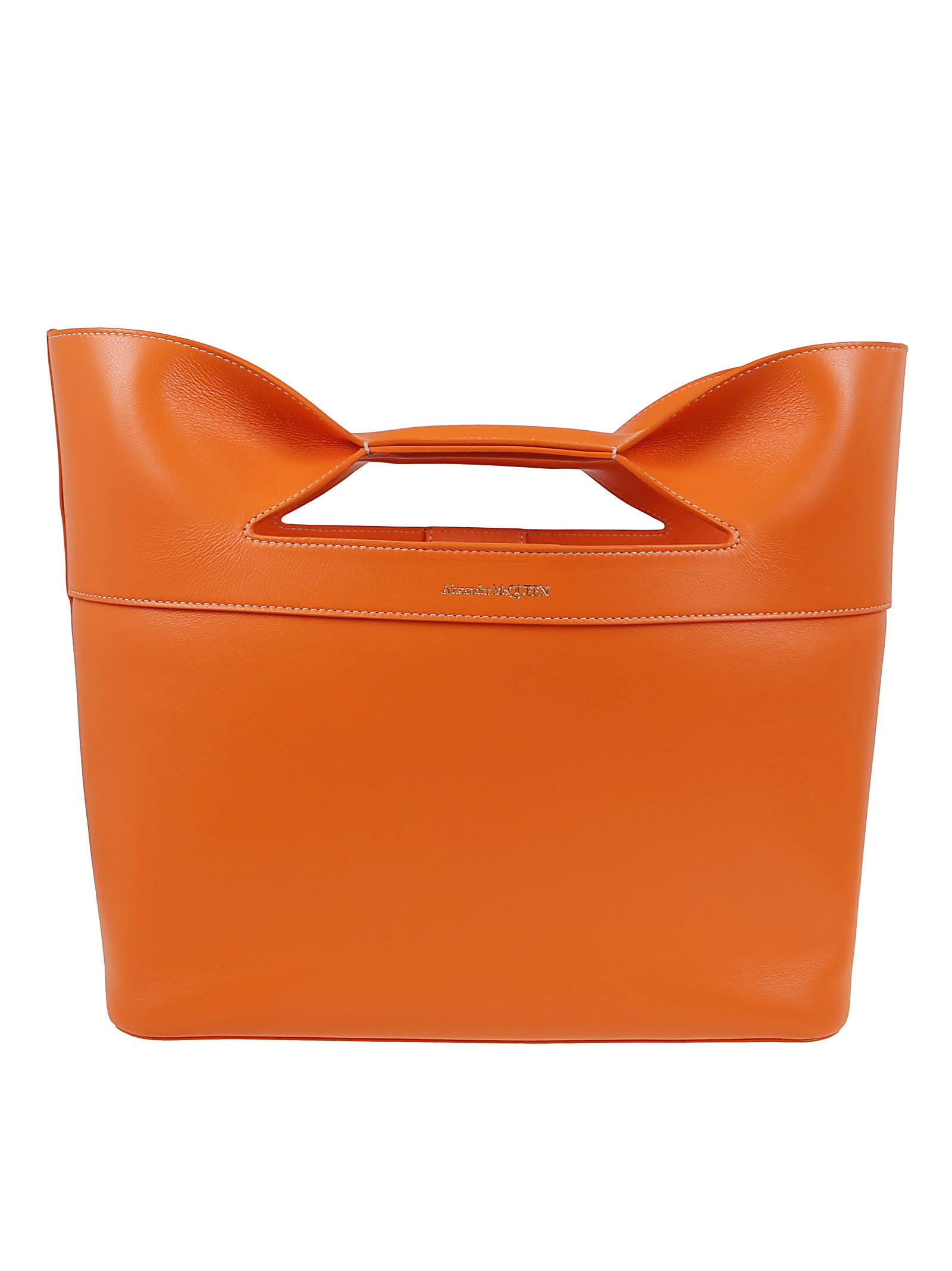 small orange hermes bag