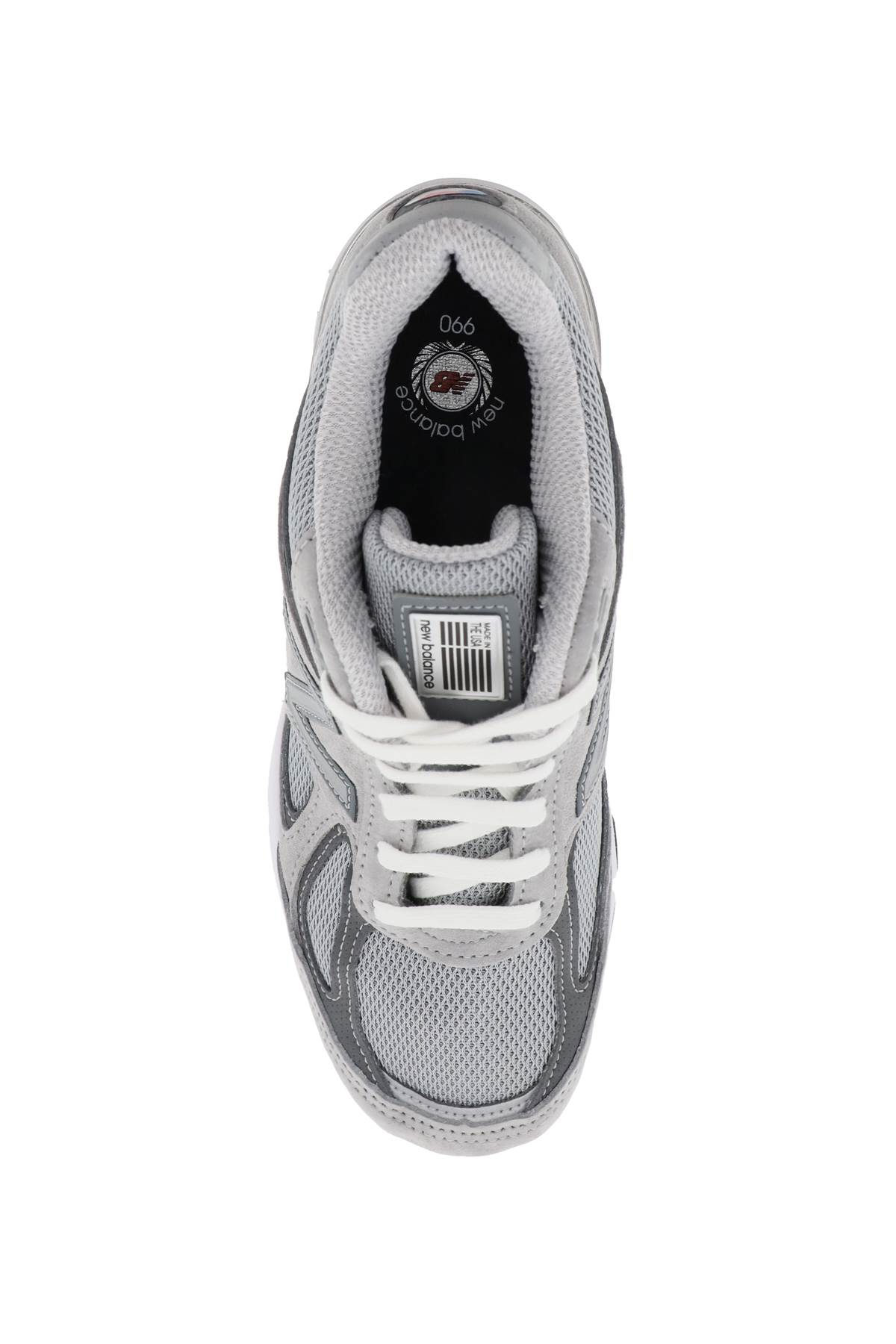 Shop New Balance Sneakers Made In Usa 990v4 In Grey