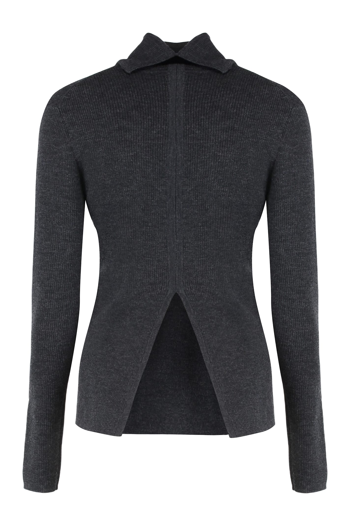 P.a.r.o.s.h . Leila Wool Turtleneck Sweater In Gray