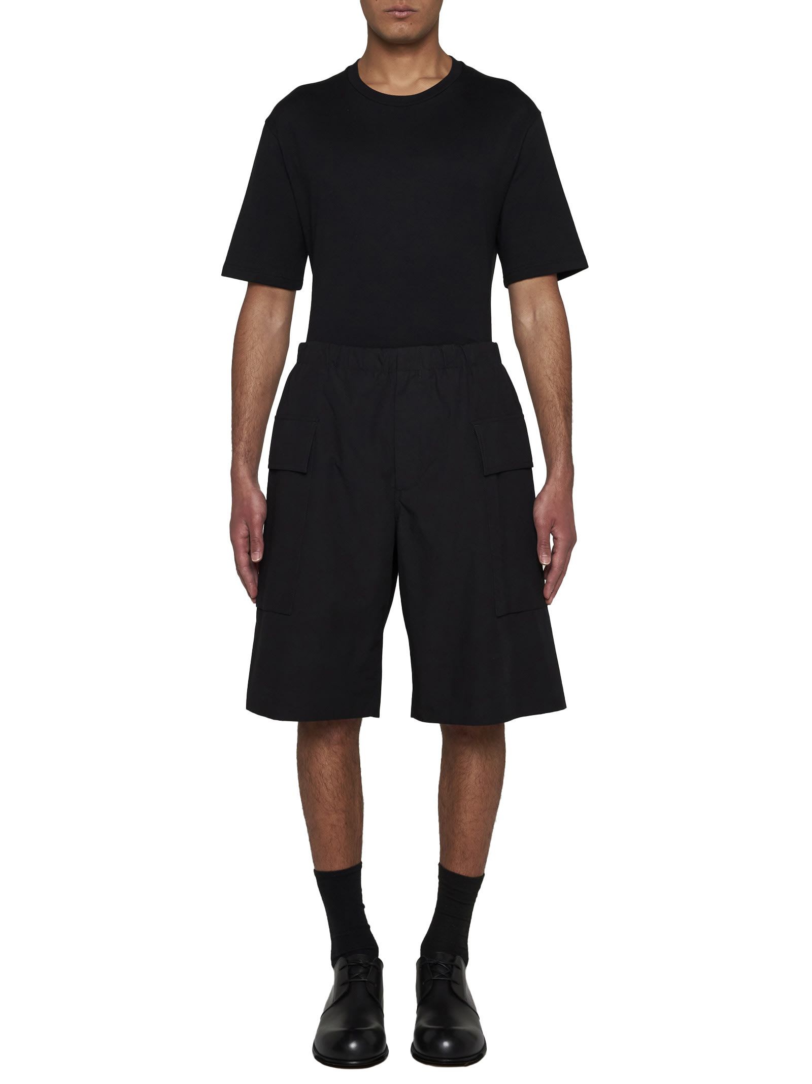 Shop Jil Sander Shorts In Black