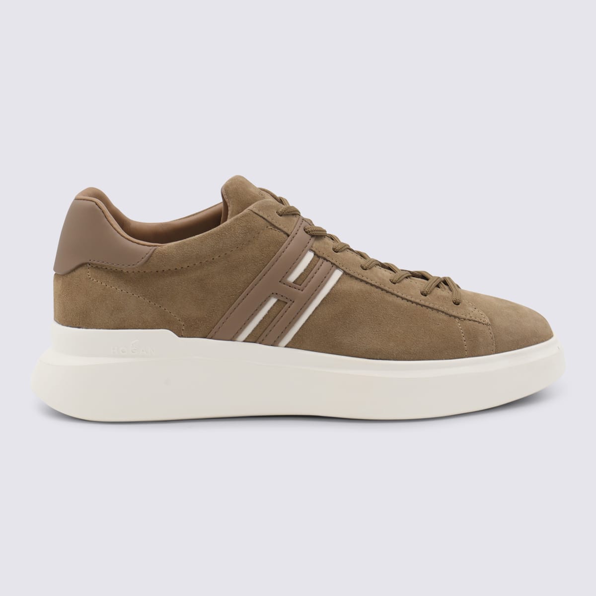 Brown Leather Sneakers