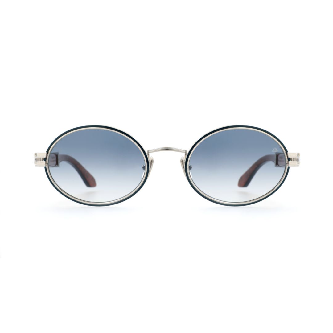 Maybach Eyewear The Producer Ipalladium Plated / Blue L In Palladium Plated / Blue L