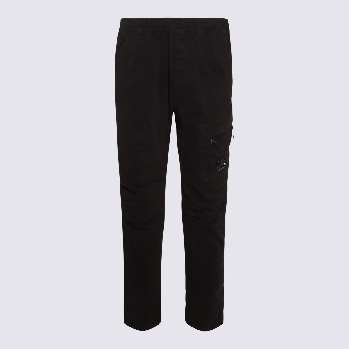 Shop C.p. Company Black Cotton Pants