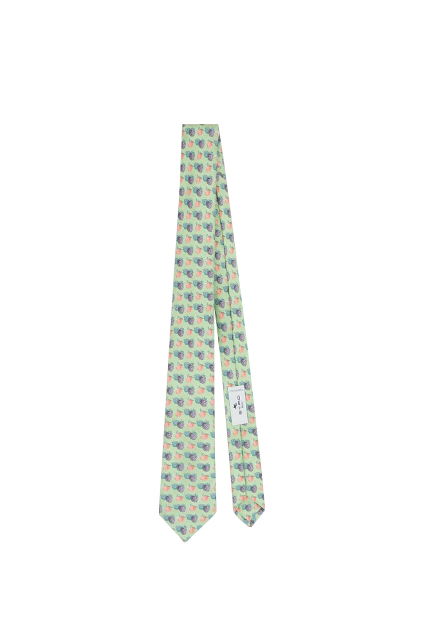 Shop Etro Tie In Green