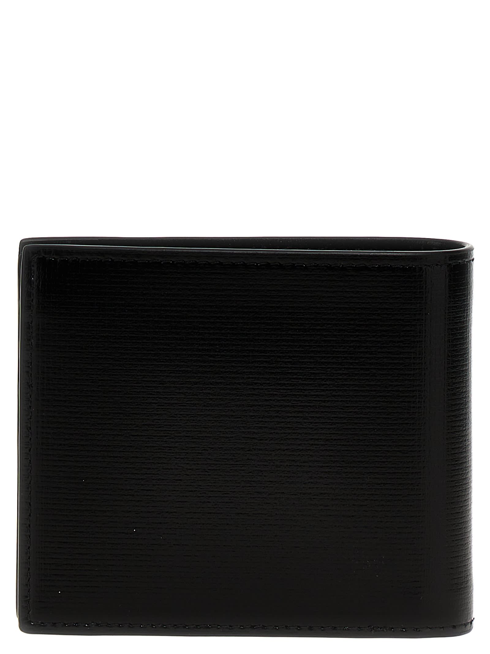 Shop Givenchy Logo Wallet In Black