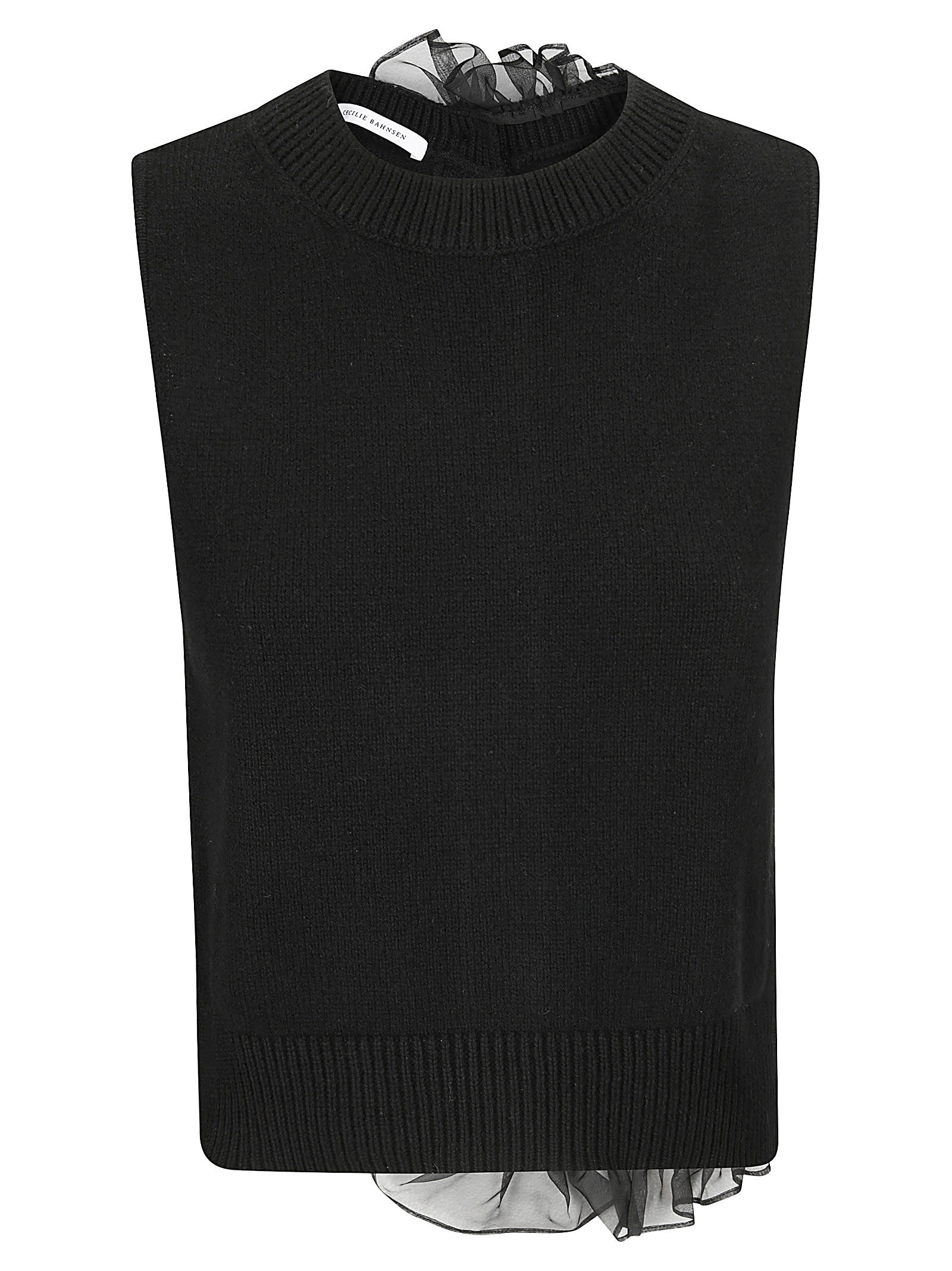 Olivier Vest Recycled Cashmere Black