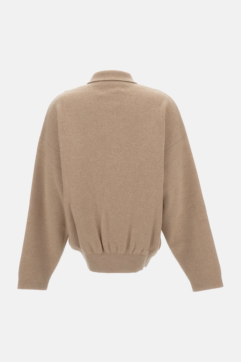 Jacquemus La Maille Vareuse Pallone Polo In Brown