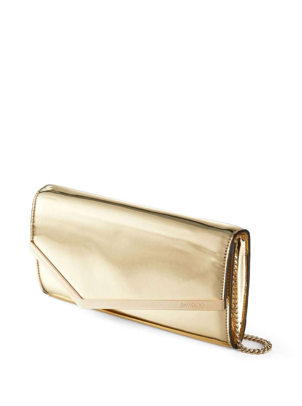 EMMIE, Silver Mirror Fabric Clutch Bag, Summer Collection