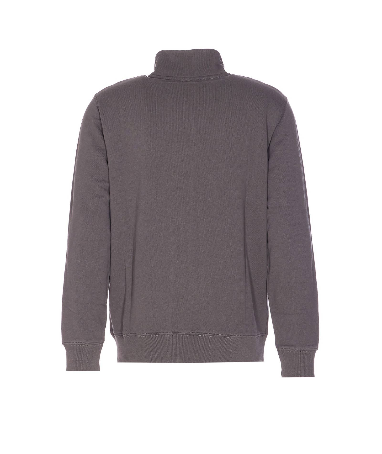 Maison Kitsuné Fox Head Zipped Sweatshirt In Purple