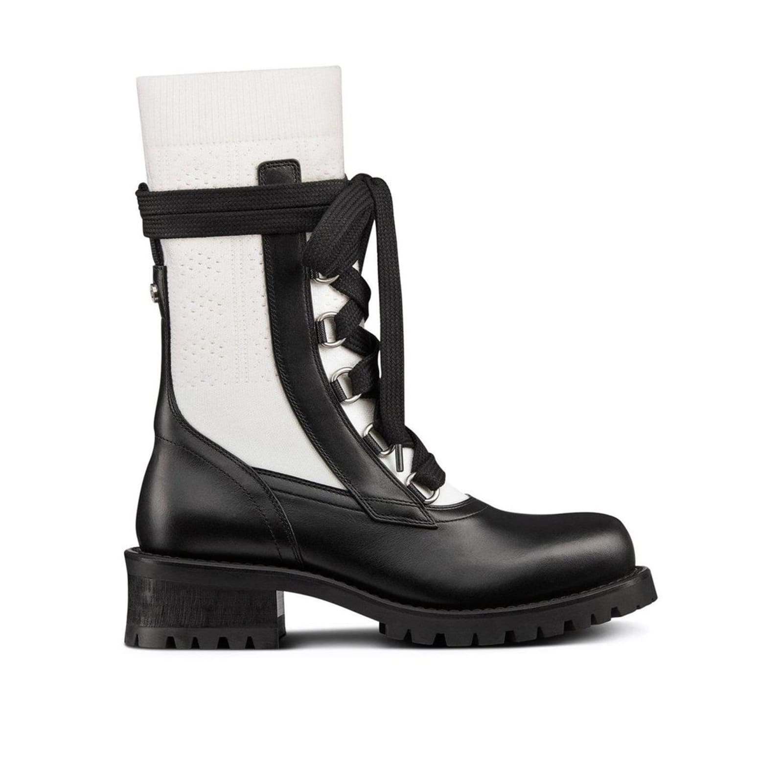 Dior Land Lace-up Boots