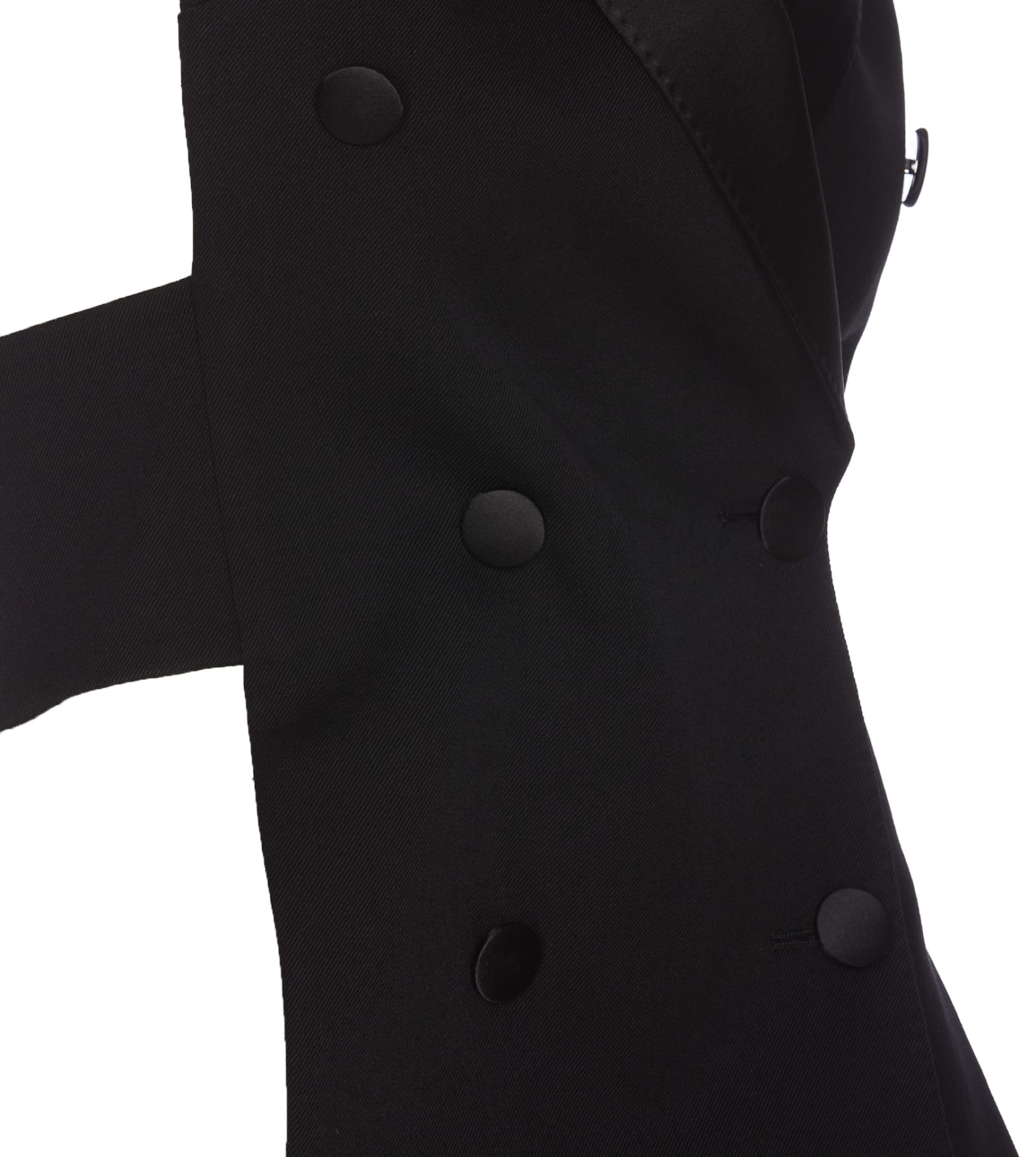 Shop Dolce & Gabbana Double Breast Vest In Black