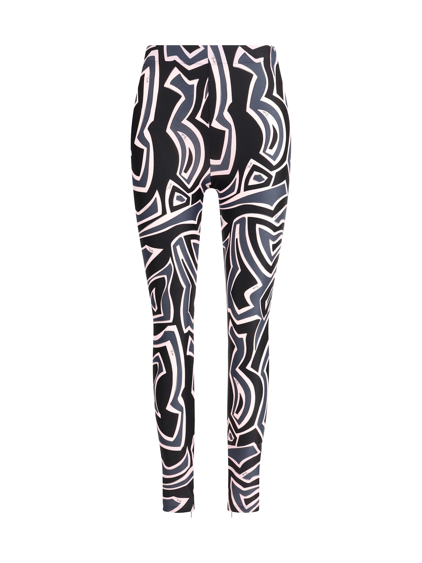 Pucci Leggings With Marmo Print In Multi