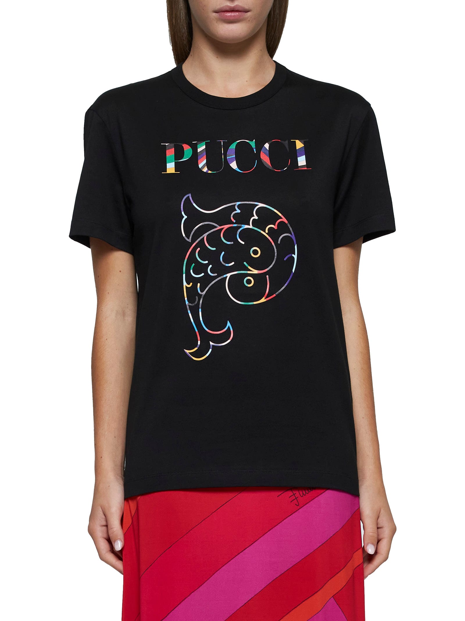 Shop Pucci T-shirt In Black