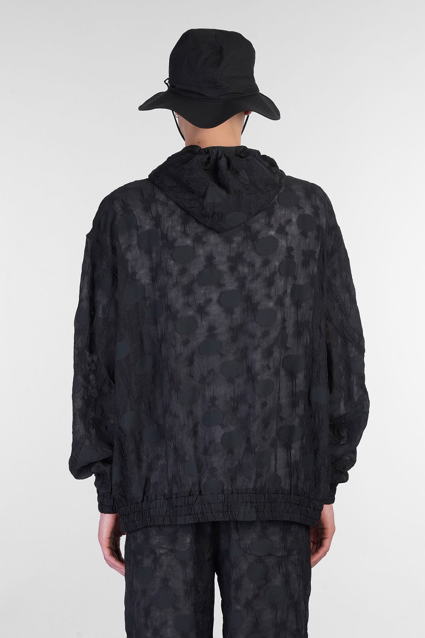 Shop Needles Casual Jacket In Black Polyamide Polyester