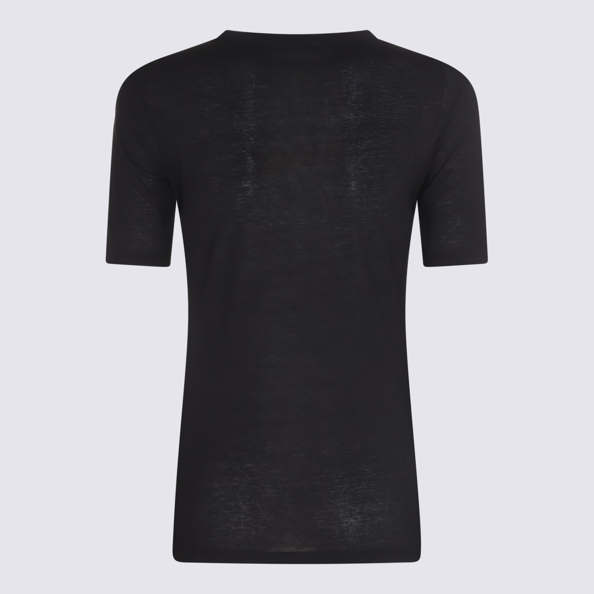 Jil Sander Black Cotton T-shirt