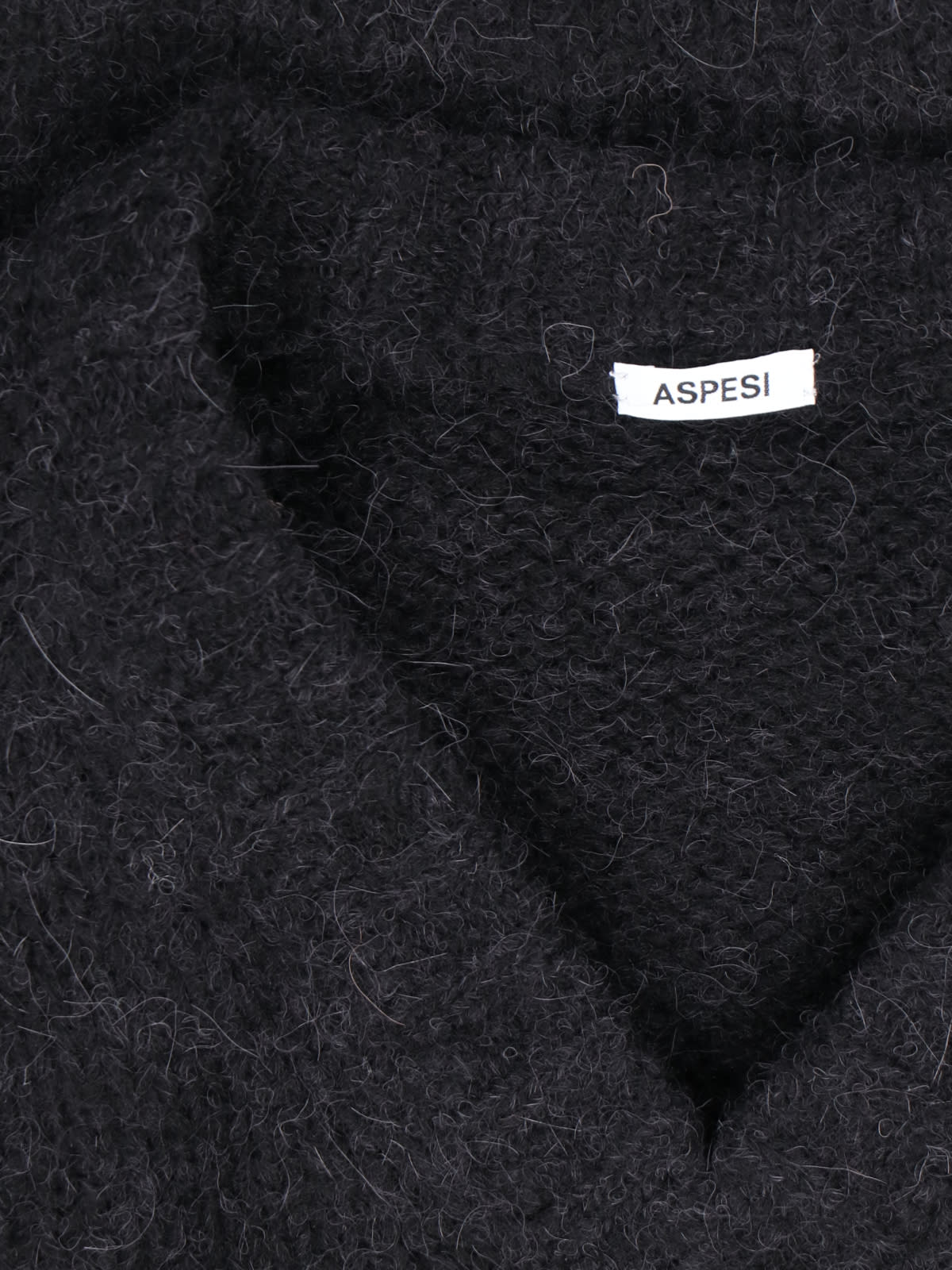 Shop Aspesi V-neck Sweater In Black