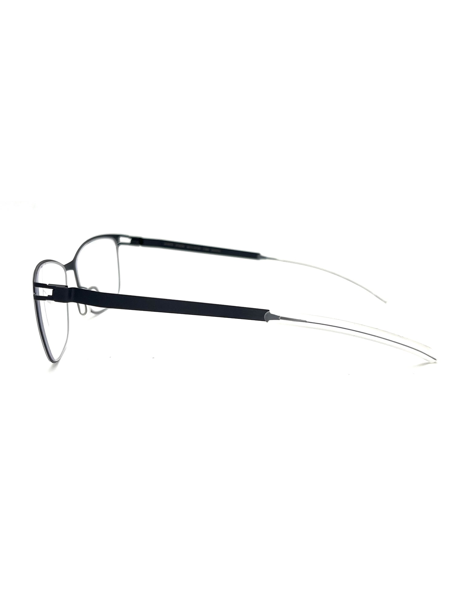 Mykita Stacee Rectangular Frame Glasses In Blackberry
