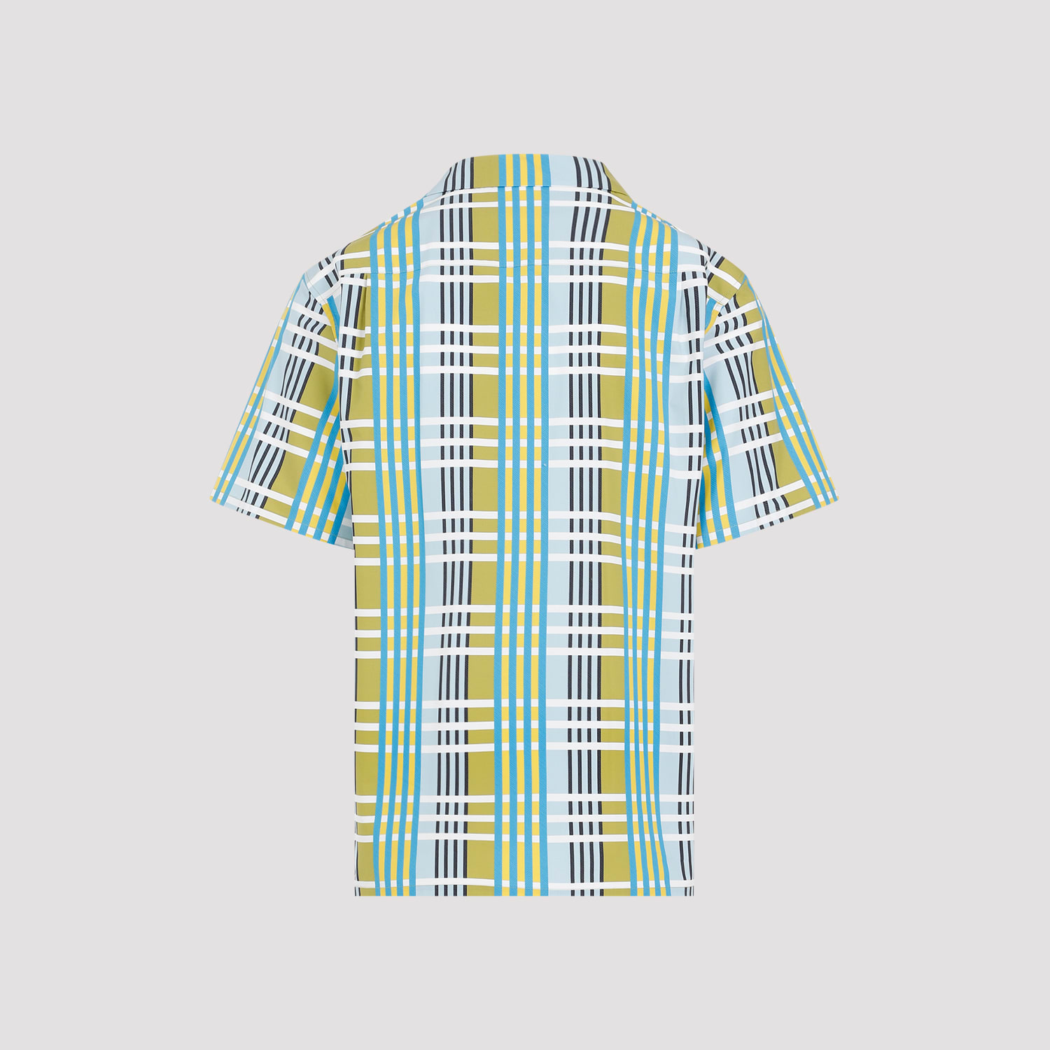 Shop Lanvin Printed Bowling Shirt In Budgie