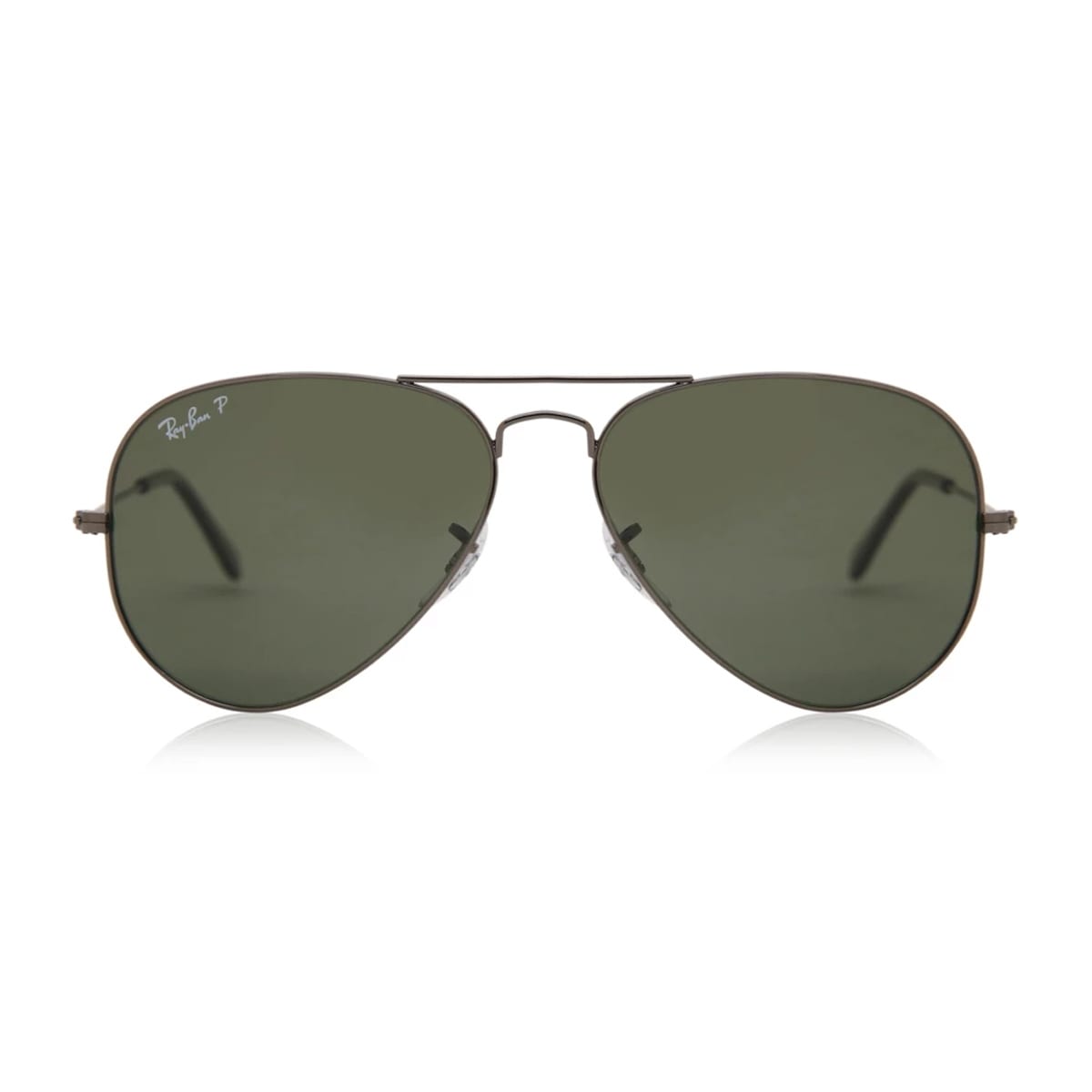 Shop Ray Ban Rb3025 Aviator Large Metal Sunglasses In Nero