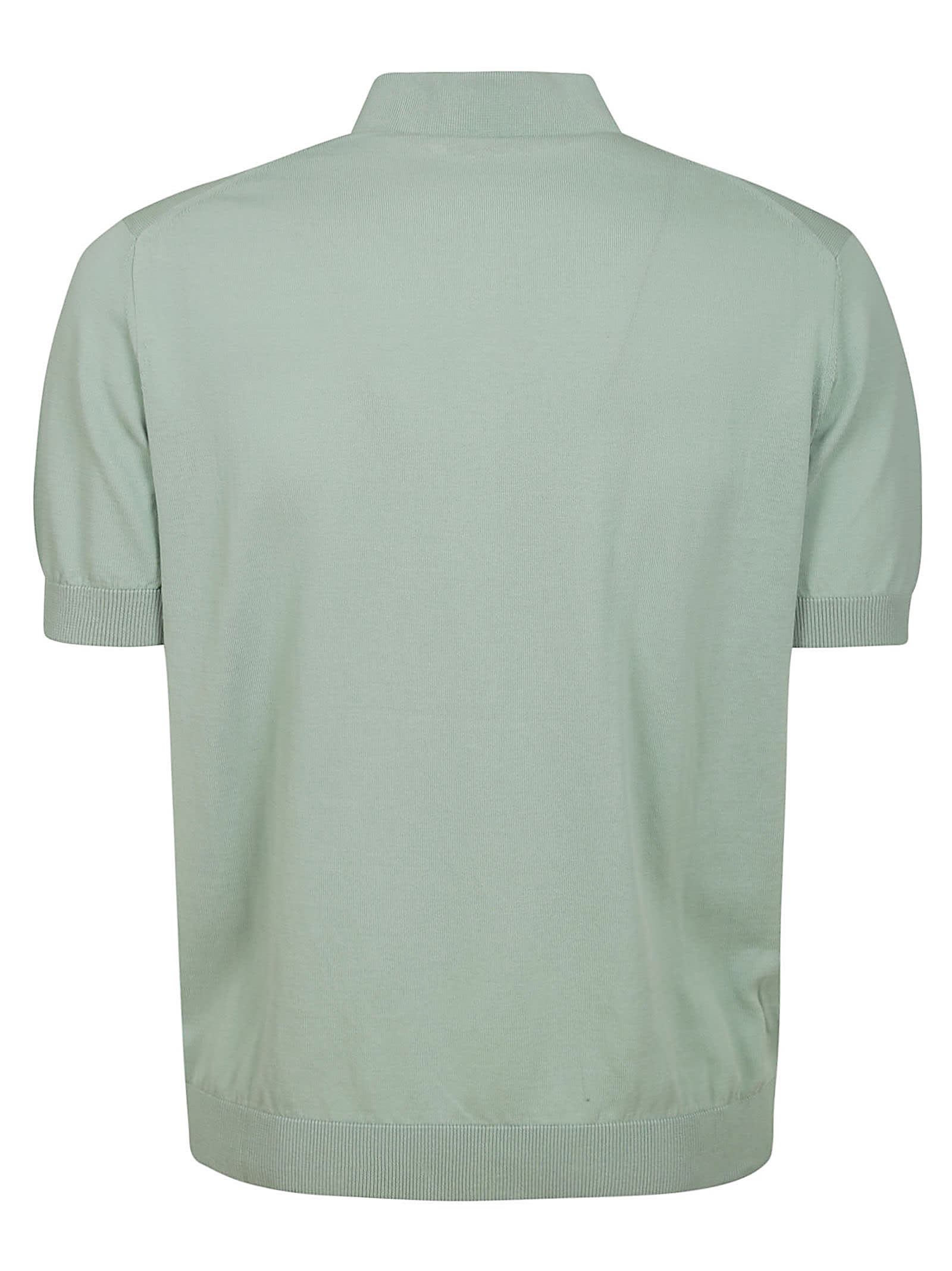 Shop Filippo De Laurentiis Polo 3bott Ss In Mint