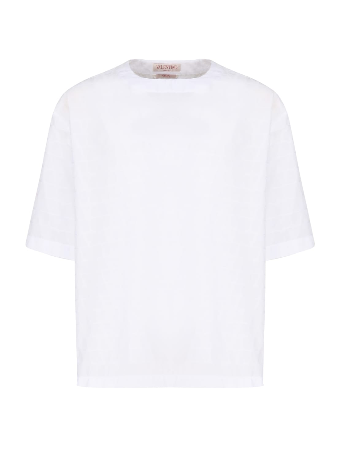 VALENTINO VALENTINO TOILE ICONOGRAPHE CREWNECK SHORT-SLEEVED T-SHIRT