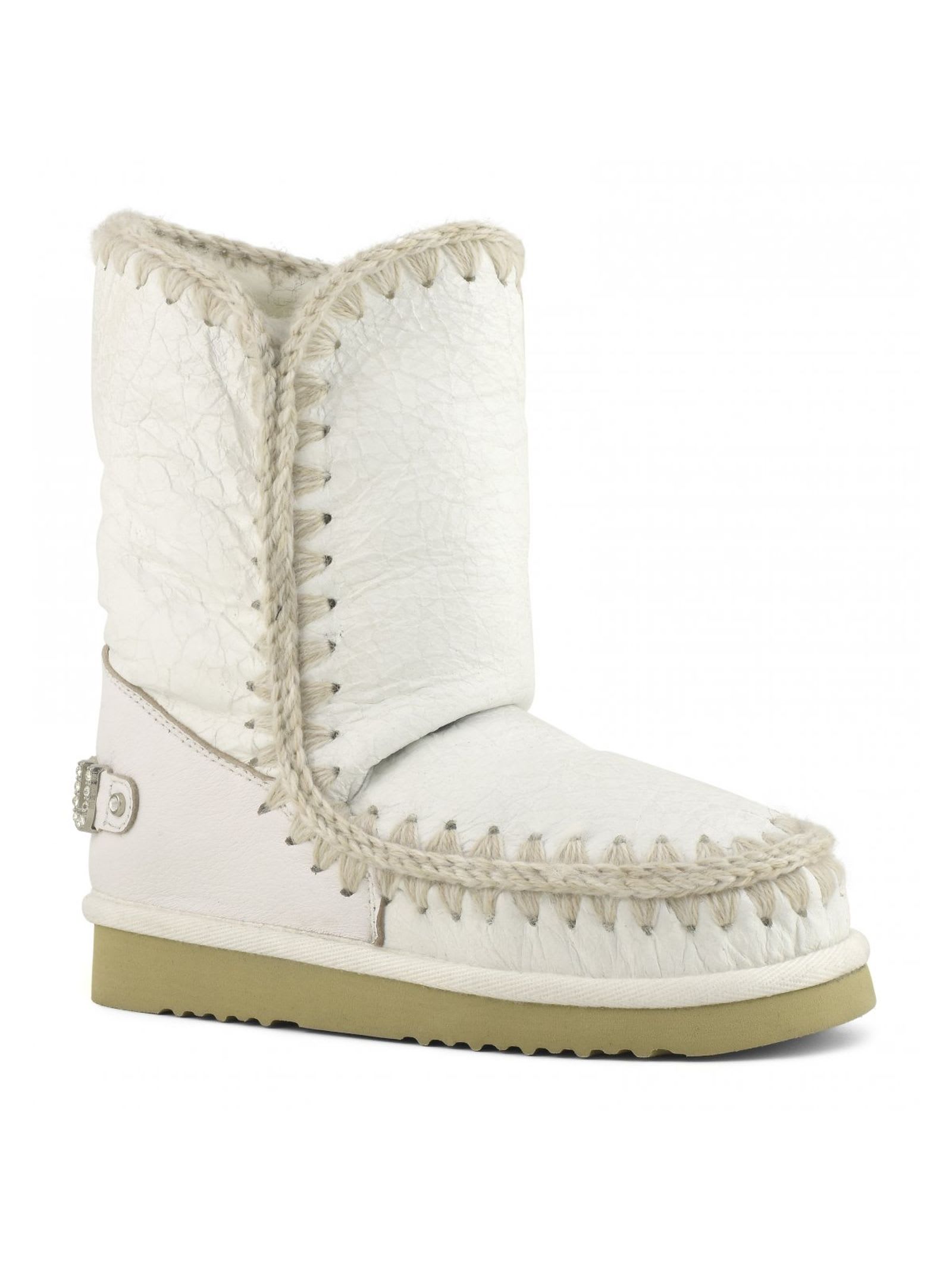 Mou White Sheepskin Eskimo 24 In White