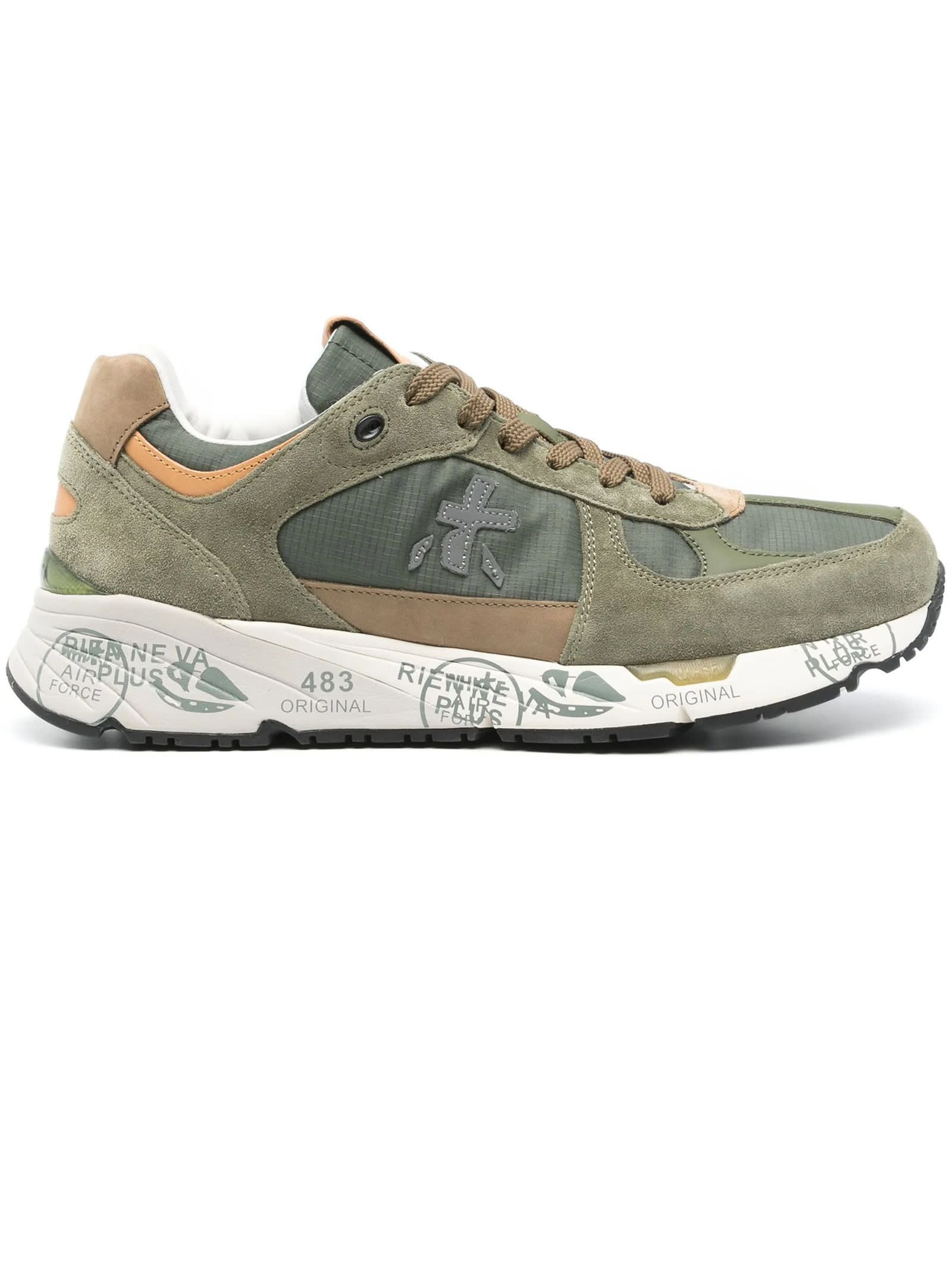 Olive Green Mase Sneakers