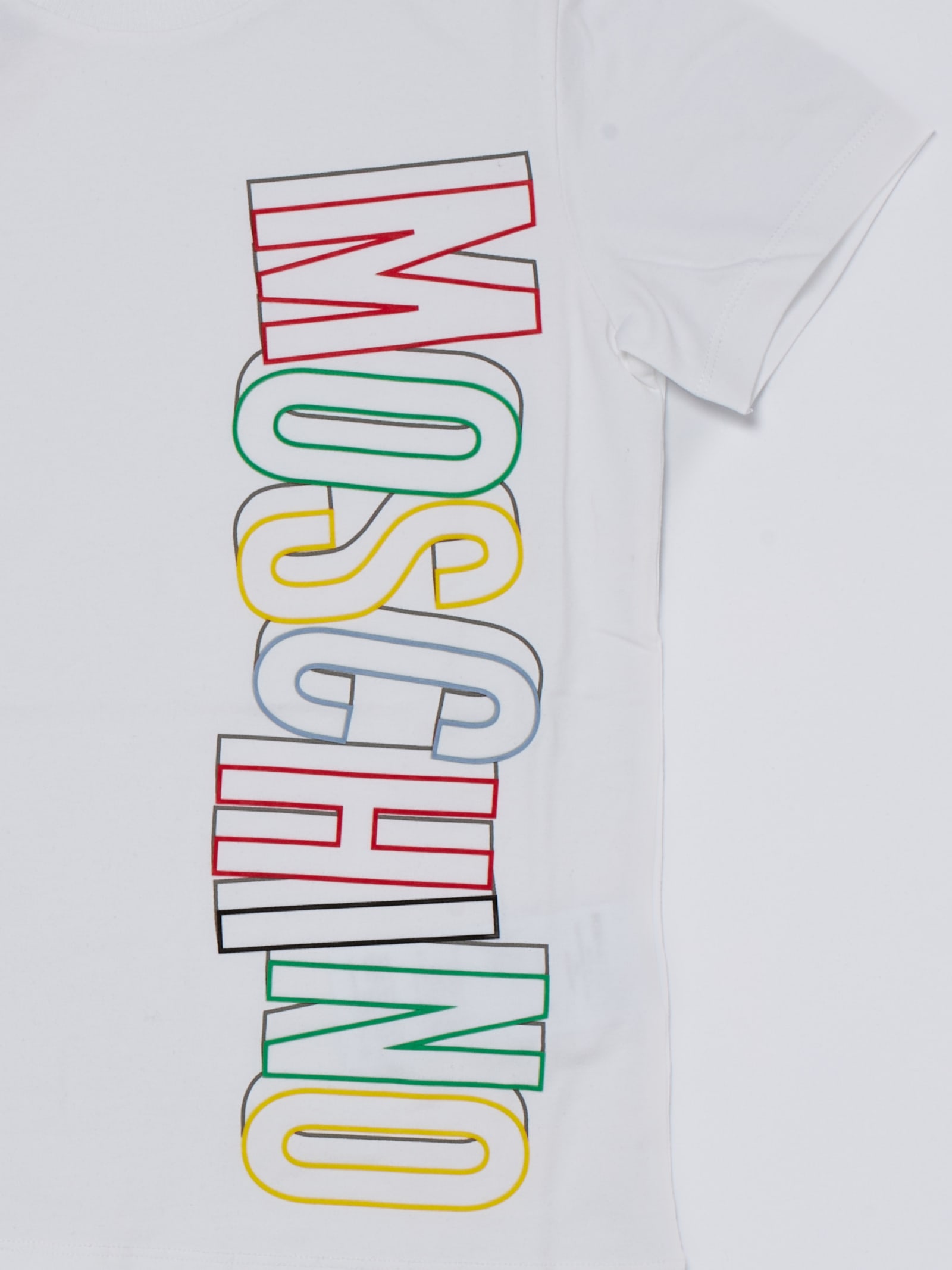 Shop Moschino T-shirt+shorts Suit In Bianco-nero