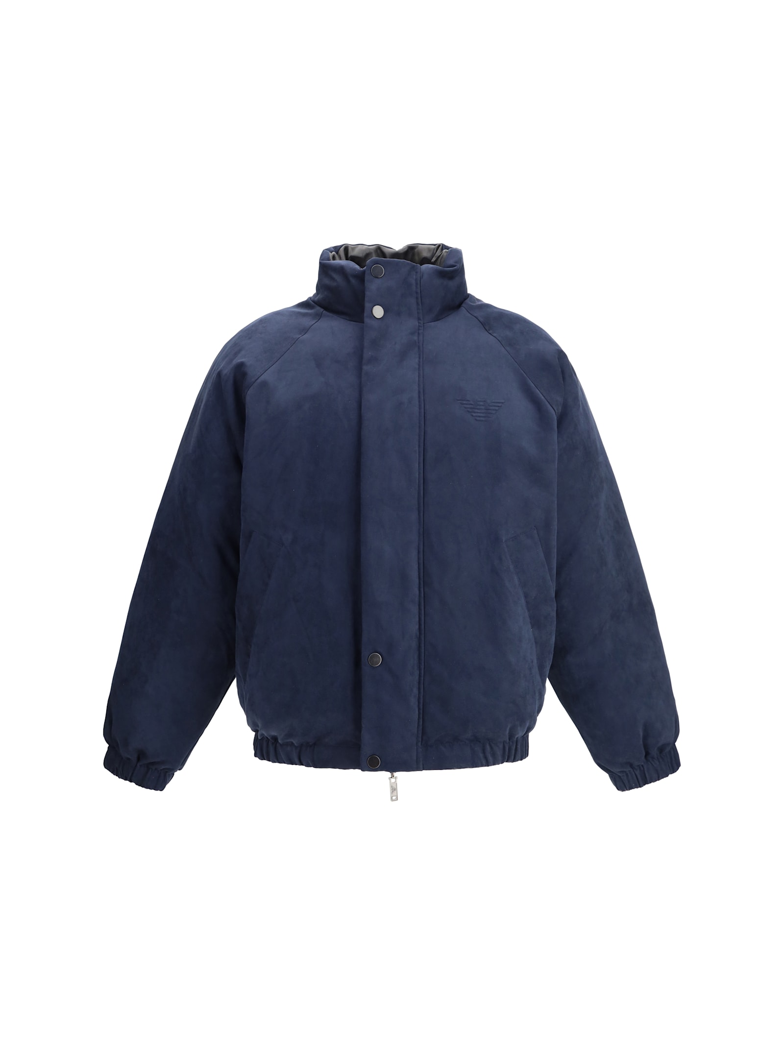 Emporio Armani Reversible Jacket From Capsule Collection New York In Blue