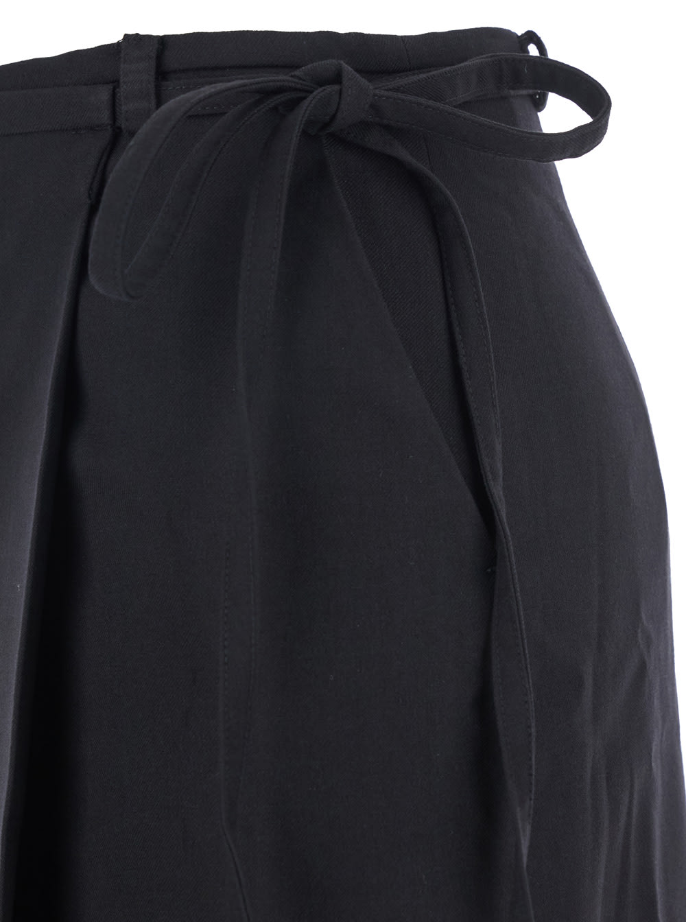 Dunst Maxi Wrap Skirt In Black