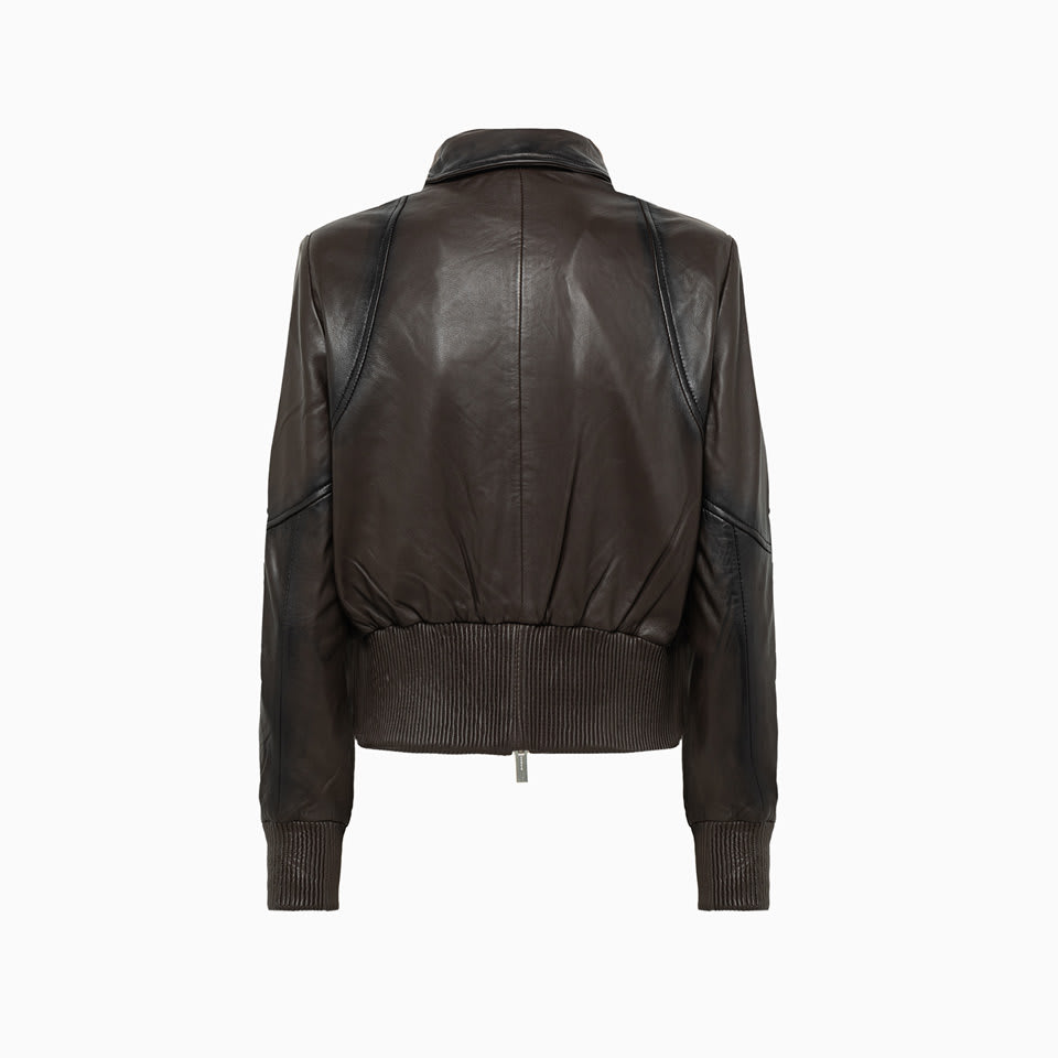 Shop Remain Birger Christensen Remain Short Bomber Jacket In Carafe