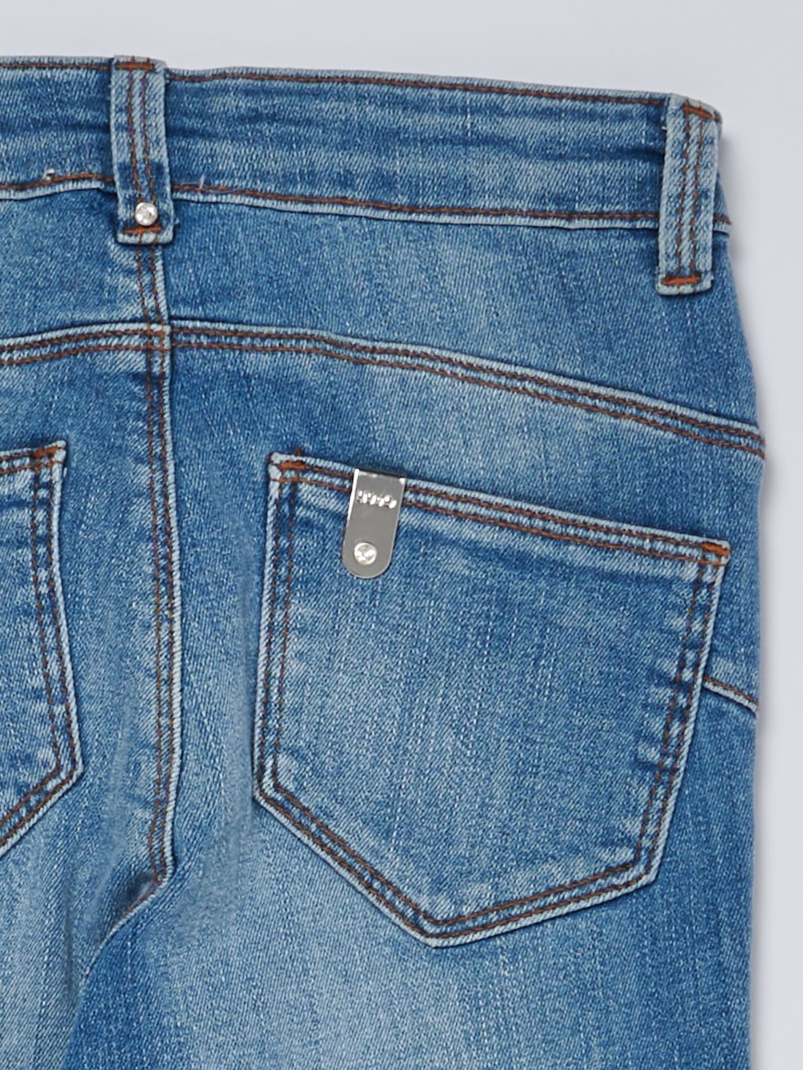 Shop Liu •jo Jeans Jeans In Denim Chiaro