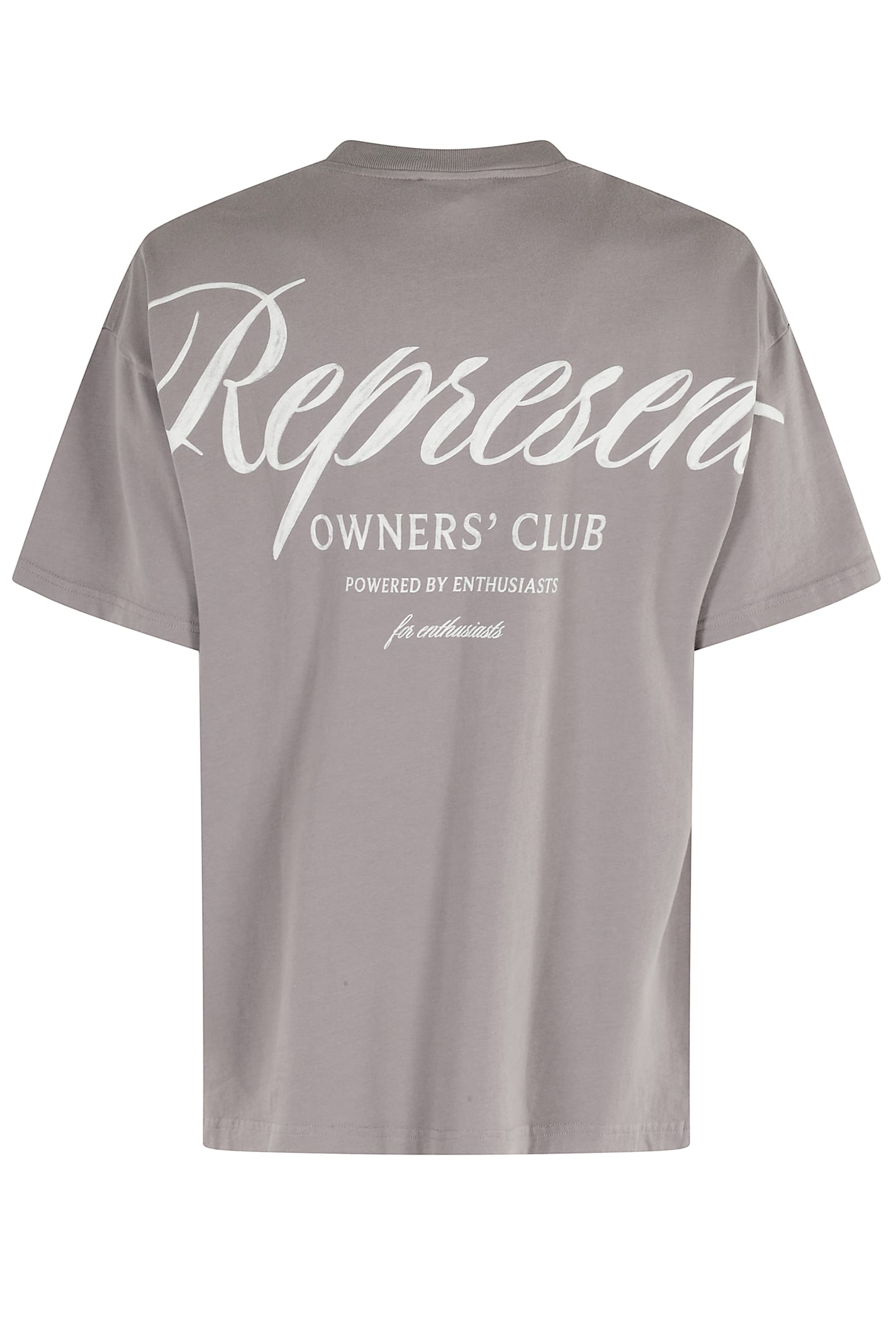 Represent Owners Club Script Tshirt In Neutral