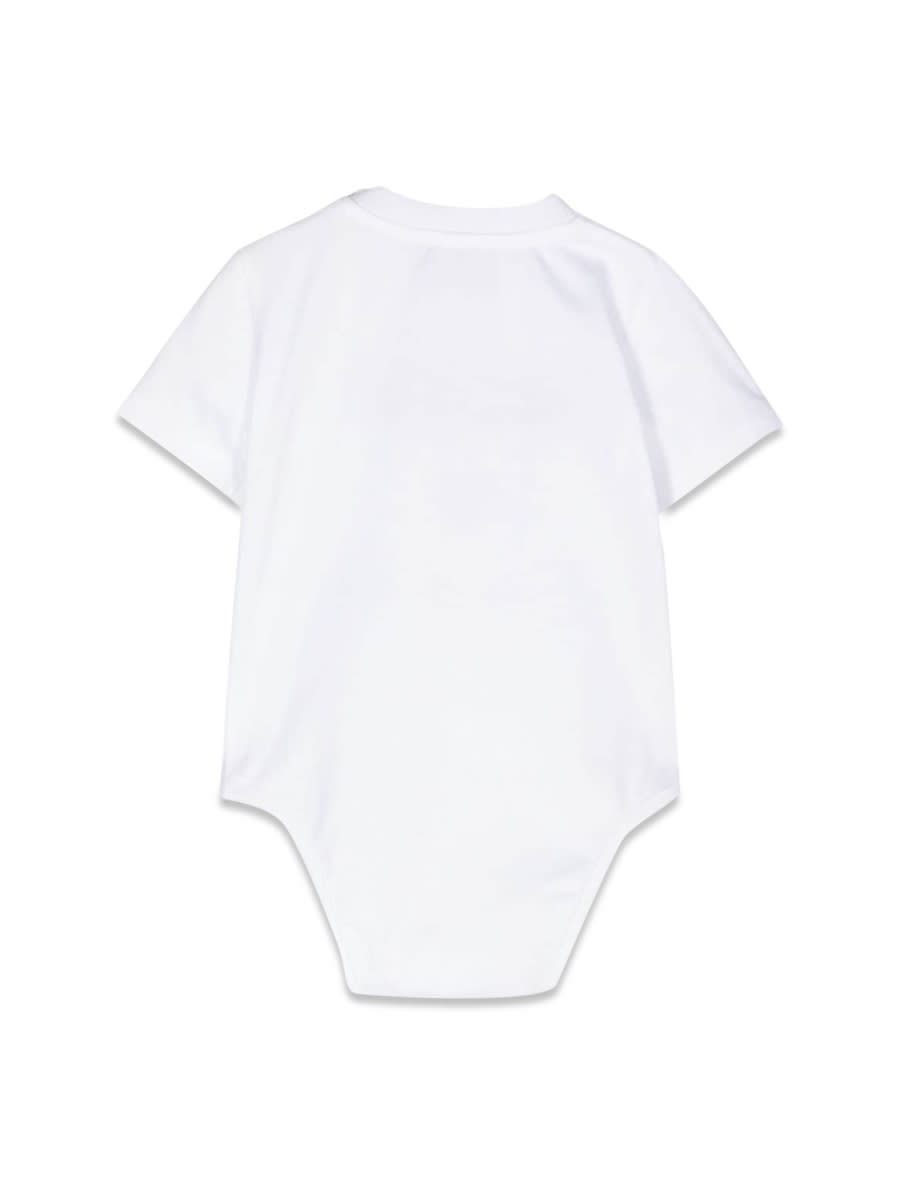 Shop Moschino Bodysuit With Giftbox In White